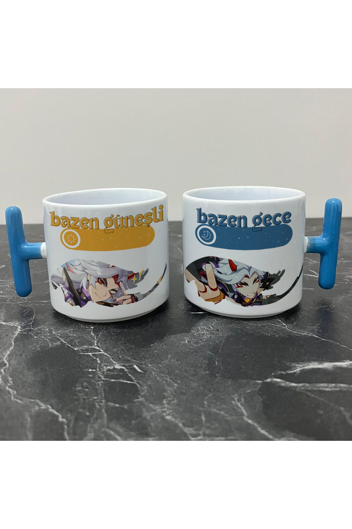 Define Moyas Genshin Impact Itto Kupa Bardak - Genshin Impact Güneşli Gece Serisi
