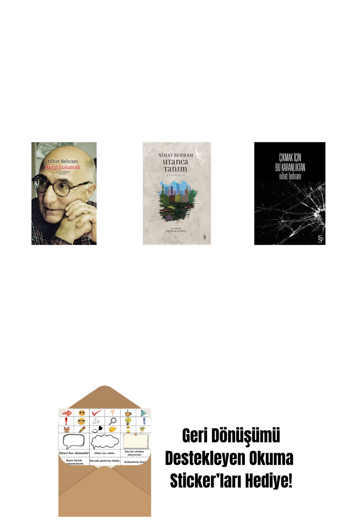 Alfa Yayınları Ateşi Solumak (Ciltli) + Utanca Tanım + Çıkmak İçin Bu Karanlıktan + Okuma Sticker'ları