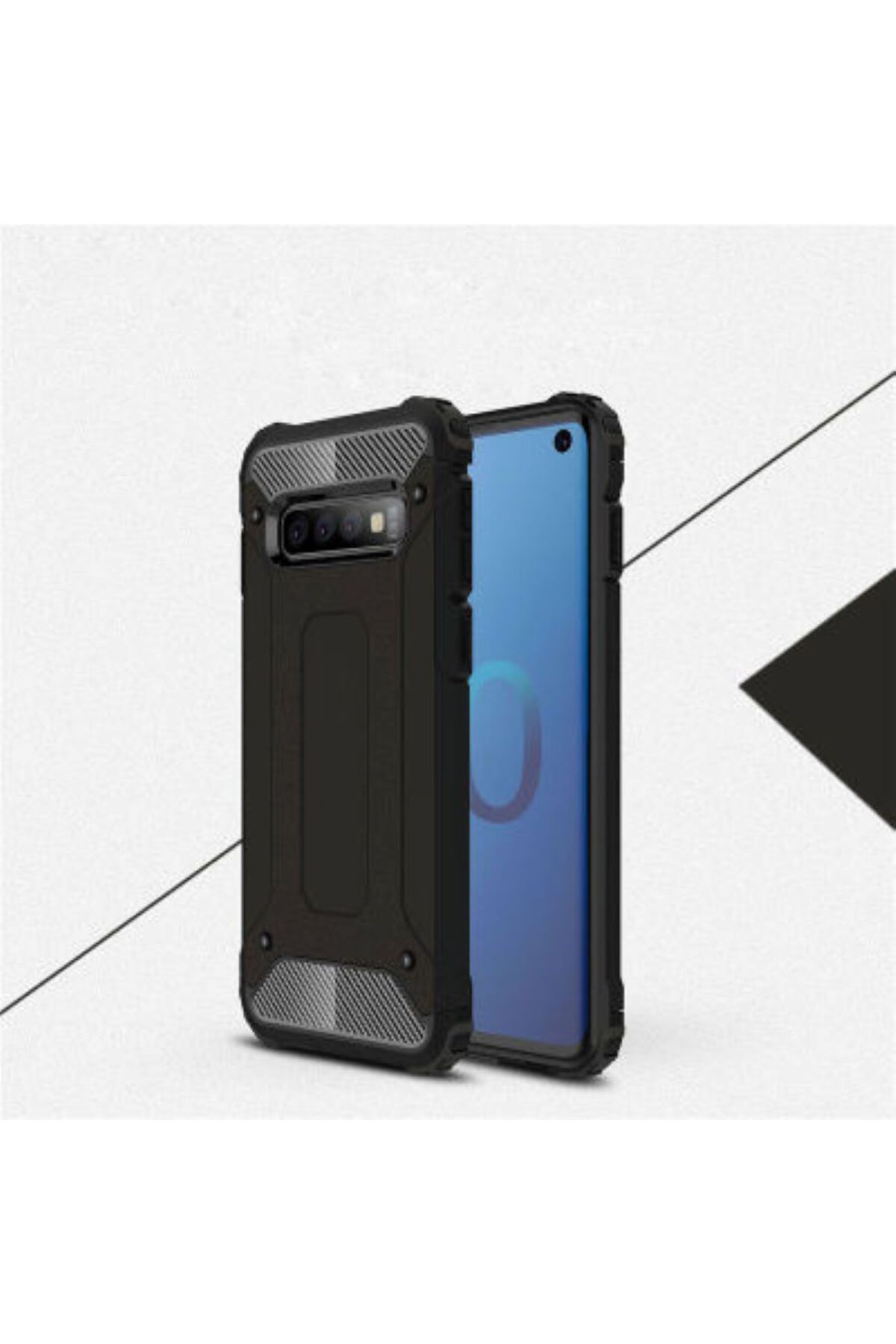 System Com Galaxy S10 Plus Kılıf Zore Crash Silikon Kapak