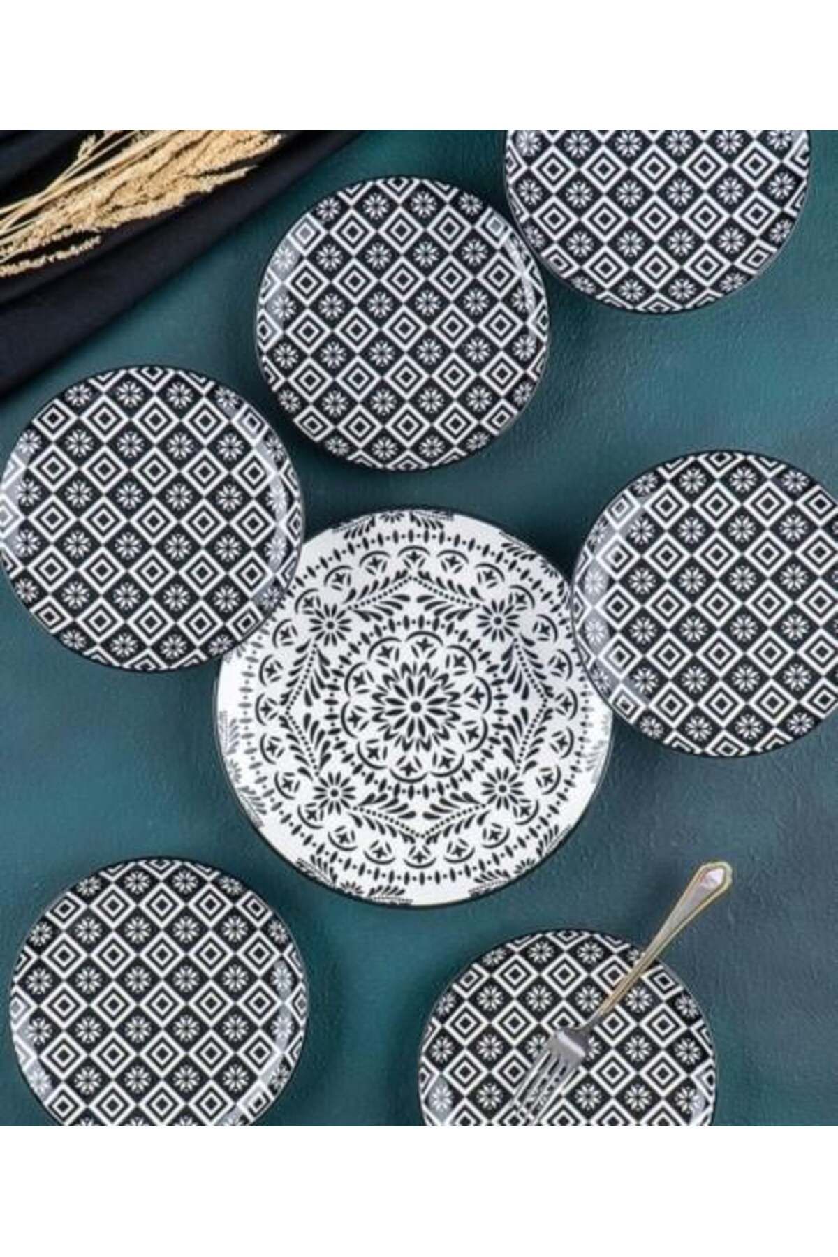 ACAR TIFFANY PASTA TABAK SETİ 7 ADET POR-05334\4 SİYAH