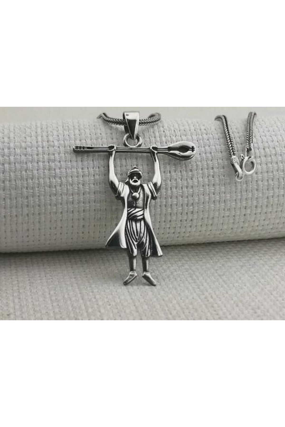 shop Pir Sultan Abdal 925 Ayar Gümüş Erkek Kolye