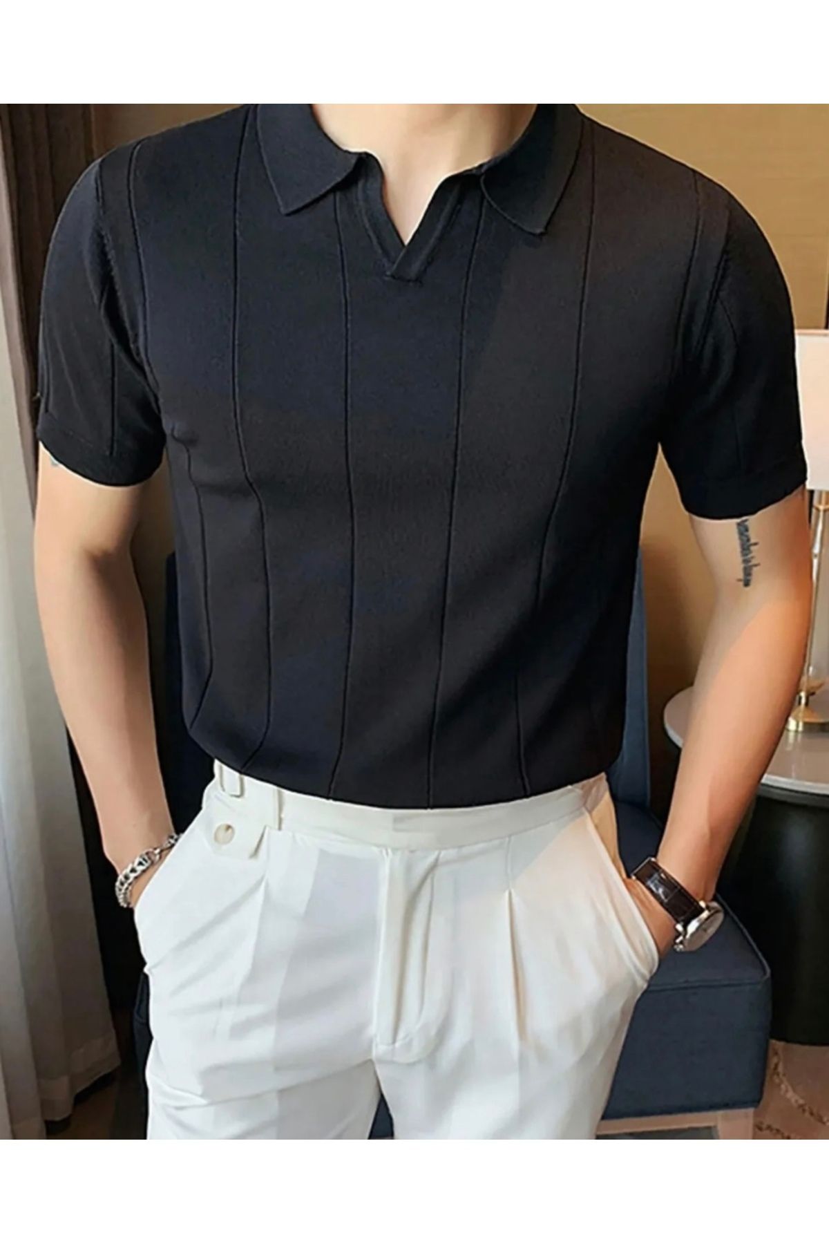 Butik Ross Polo Yaka Fit Tişört