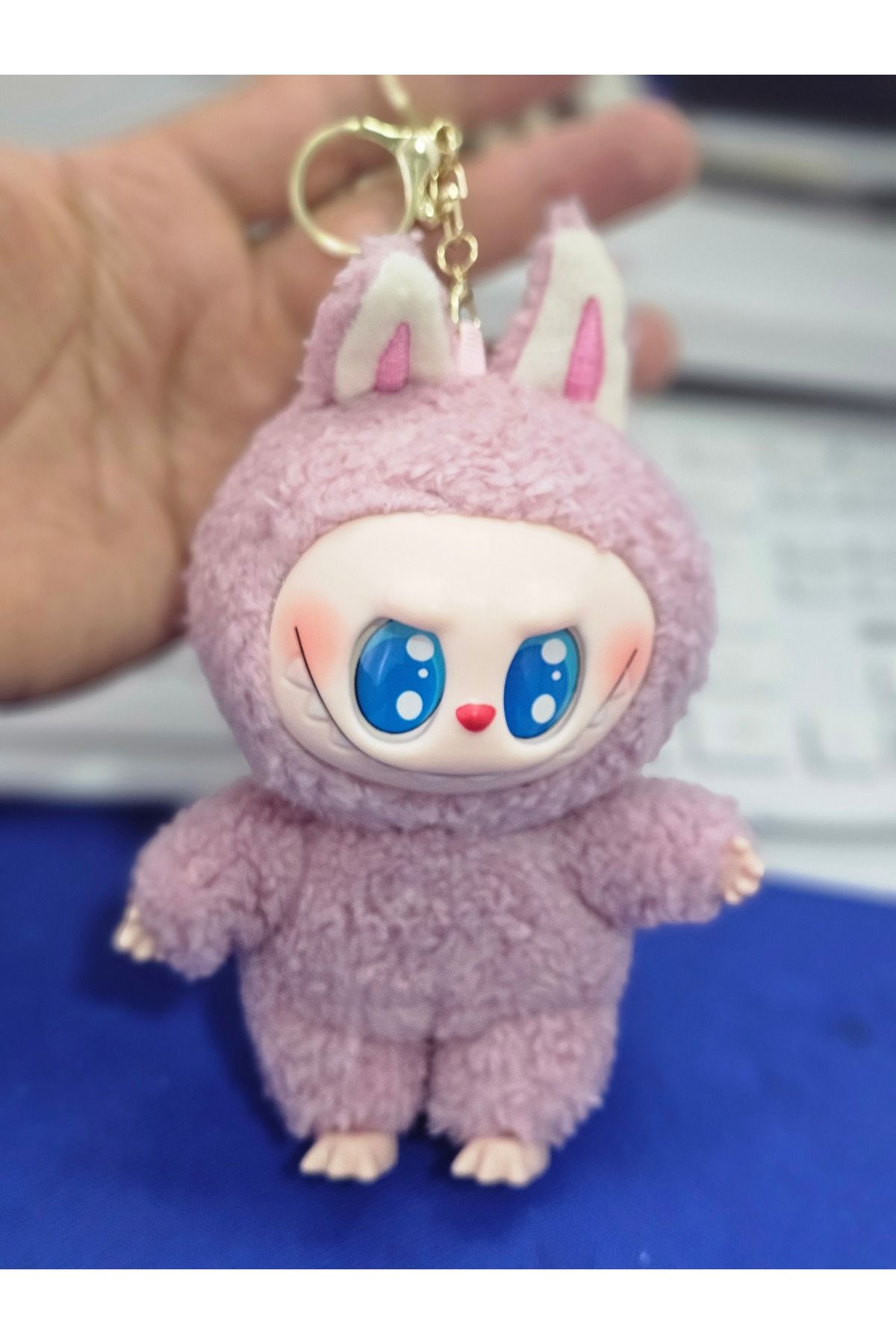 Meyra Accessories labubu peluş anahtarlık çanta süsü sevimli peluş oyuncak 17 cm