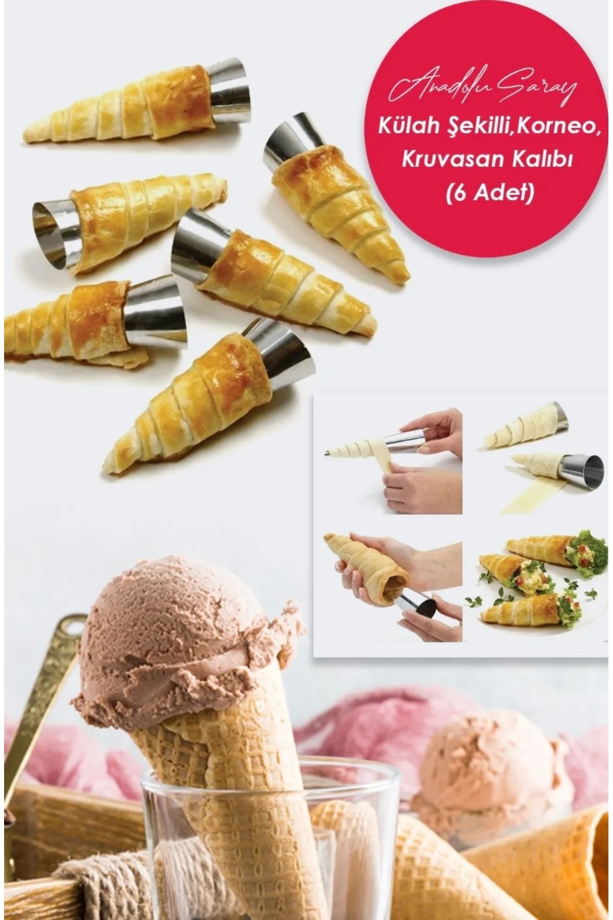 Mell and More Korneo Kalıbı 6lı Korneo Kalıbı