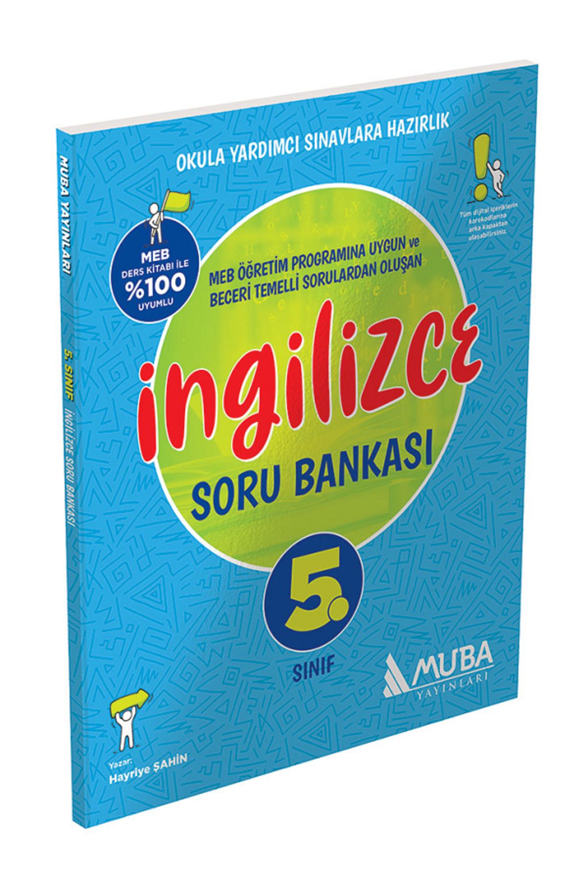 Evrensel İletişim Yayınları 5.Sınıf Muba İngilizce Soru Bankası / Okula Yardımcı Sınavlara Hazırlık / Beceri Temelli
