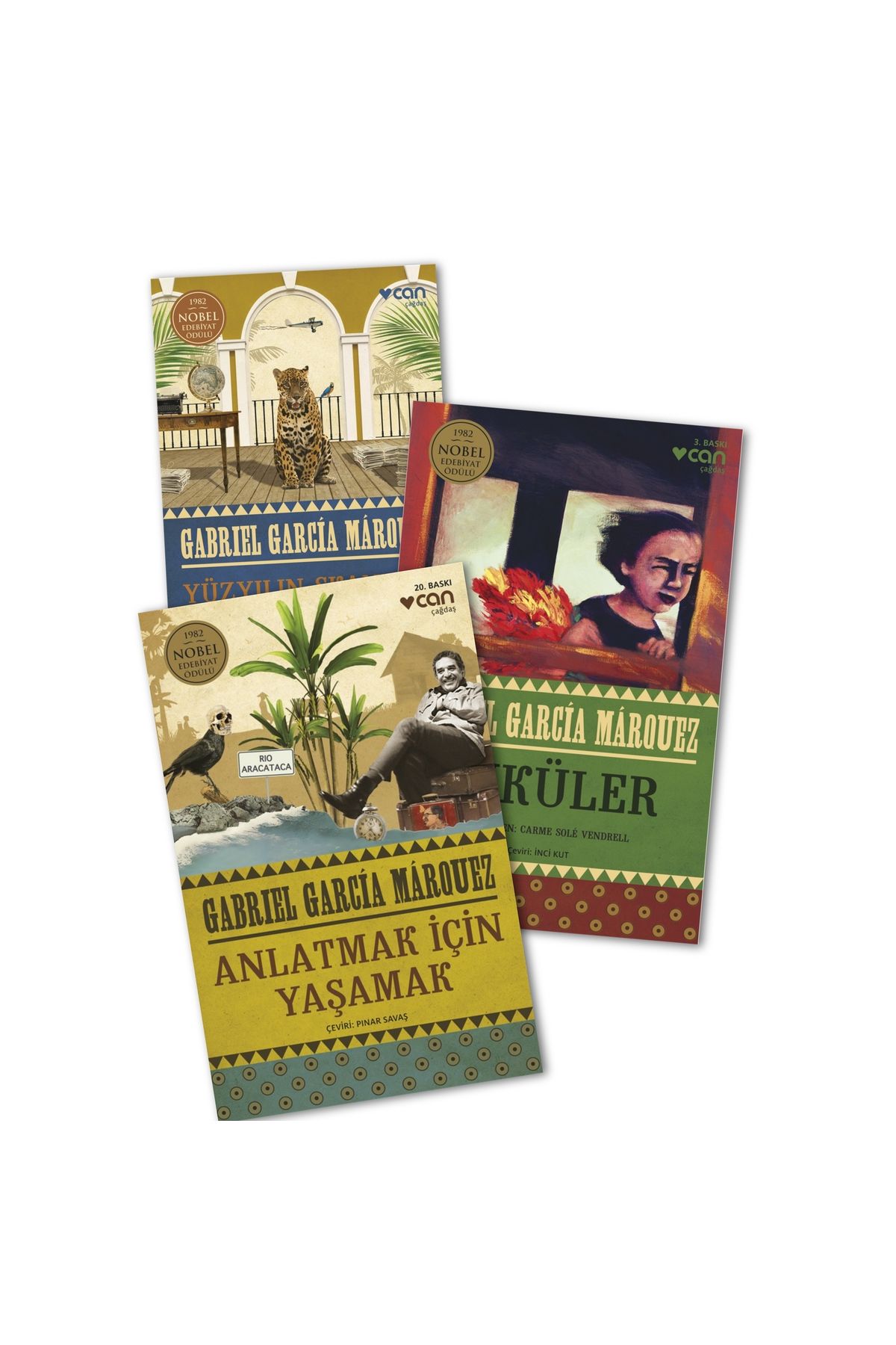 Can Yayınları Yüzyılın Skandalı - Öyküler - Anlatmak İçin Yaşamak Gabriel Garcia Marquez 3 lü Kitap Seti