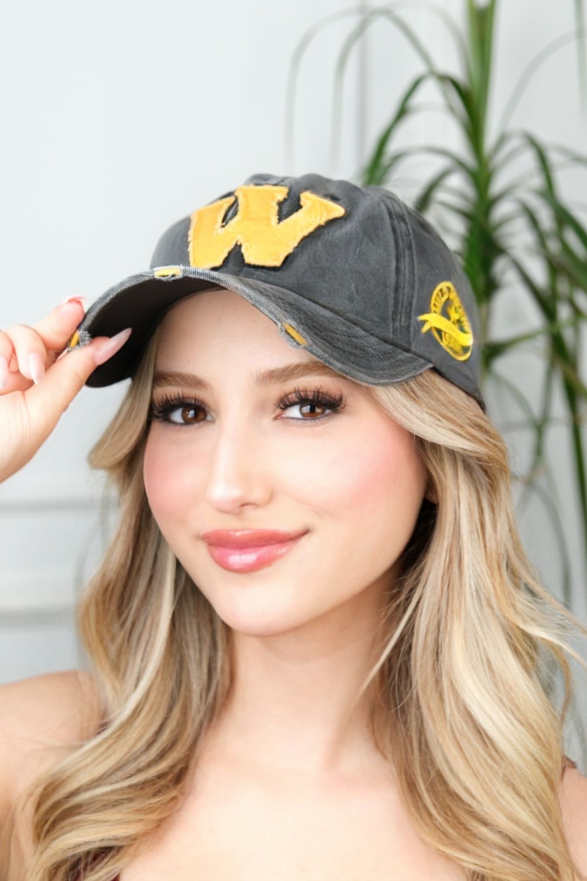 Jack Ferrero UNİSEX ESKİTME GÖRÜNÜMLÜ CAP ŞAPKA / BASEBALL CAP / HİPHOP ŞAPKA