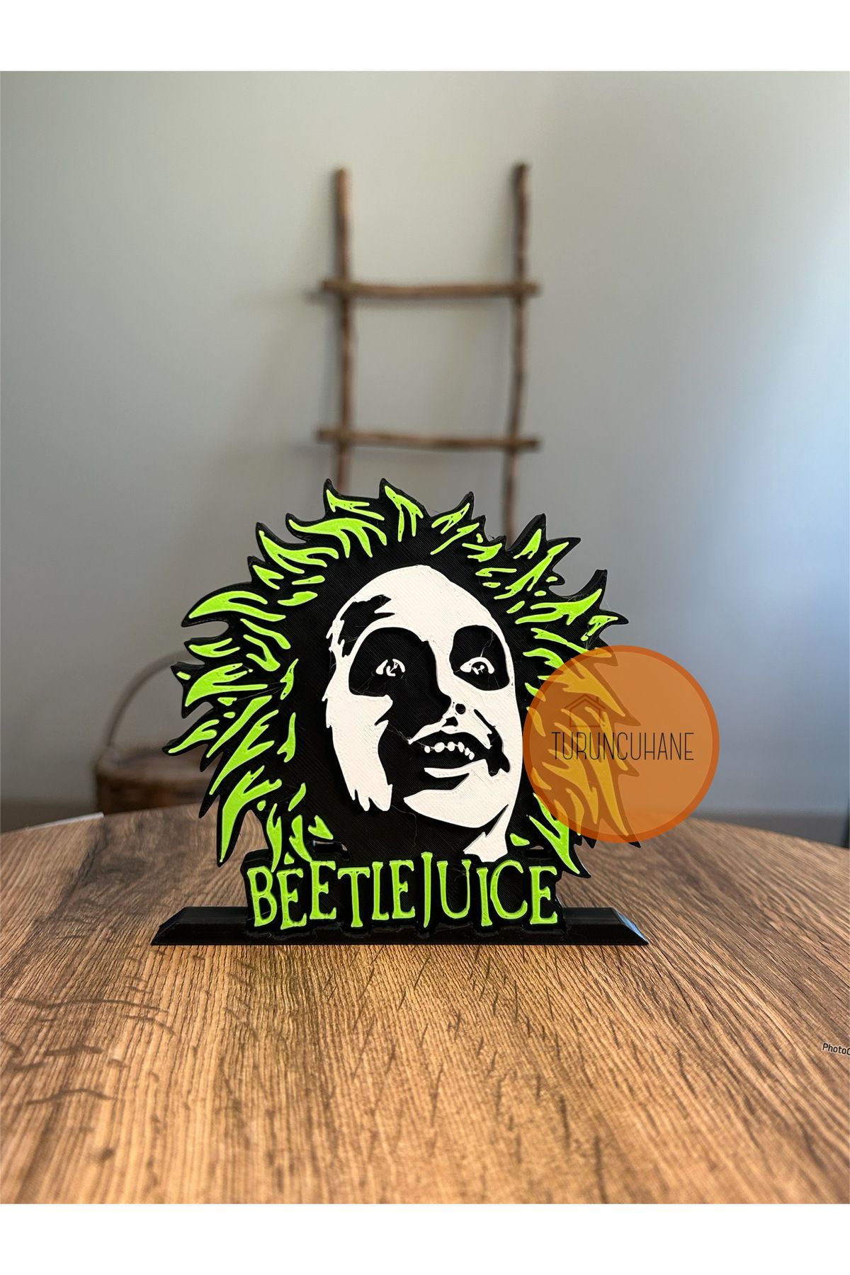 TURUNCUHANE Beetlejuice Beterböcek Tim Burton 13 Cm Masaüstü Dekor Hediyelik