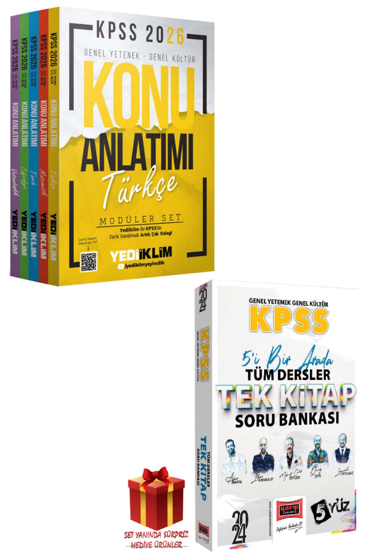 Yediiklim Yayınları 2026 Yediiklim KPSS GYGK Konu Anlatım Modüler Set+Yargı GYGK Tüm Dersler Soru Bankası