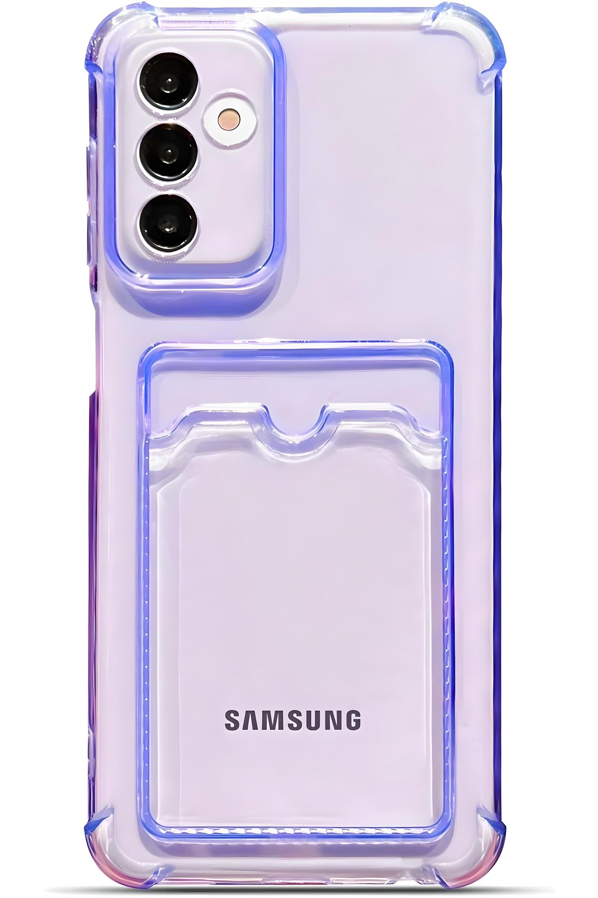 Ehr. Samsung Galaxy S24 Plus Uyumlu Kamera Korumalı Kartlıklı Köşeleri Airbag Tasarımlı Darbe Önleyici Şe