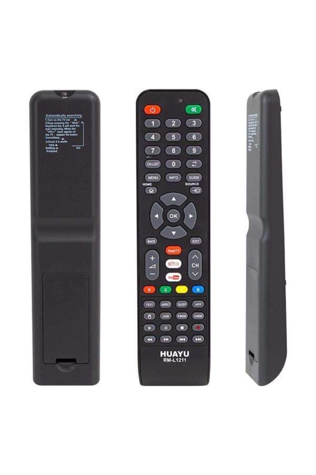 Zayla Huayu RM-L1211 Netflix-Youtube-Smart Tuşlu Universal Lcd-Led Tv Kumanda