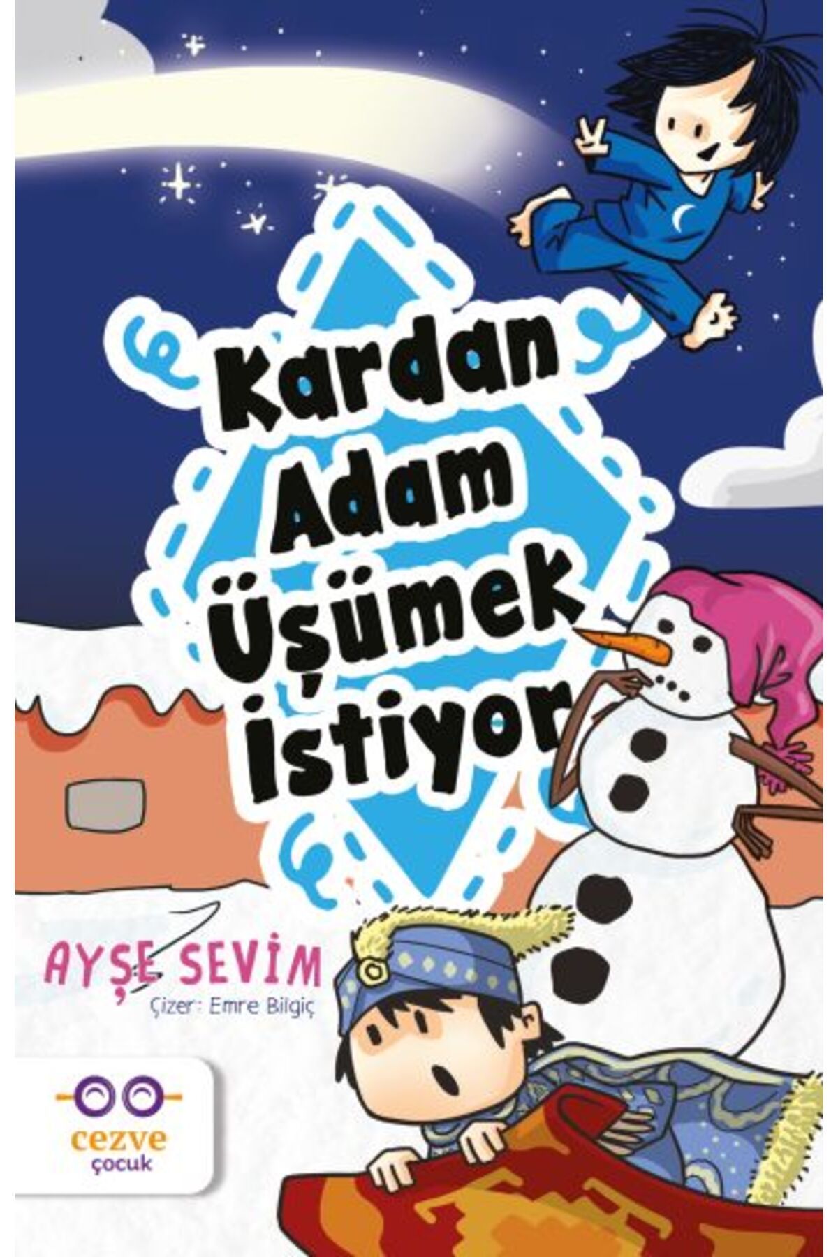Cezve Çocuk Kardan Adam Üşümek İstiyor