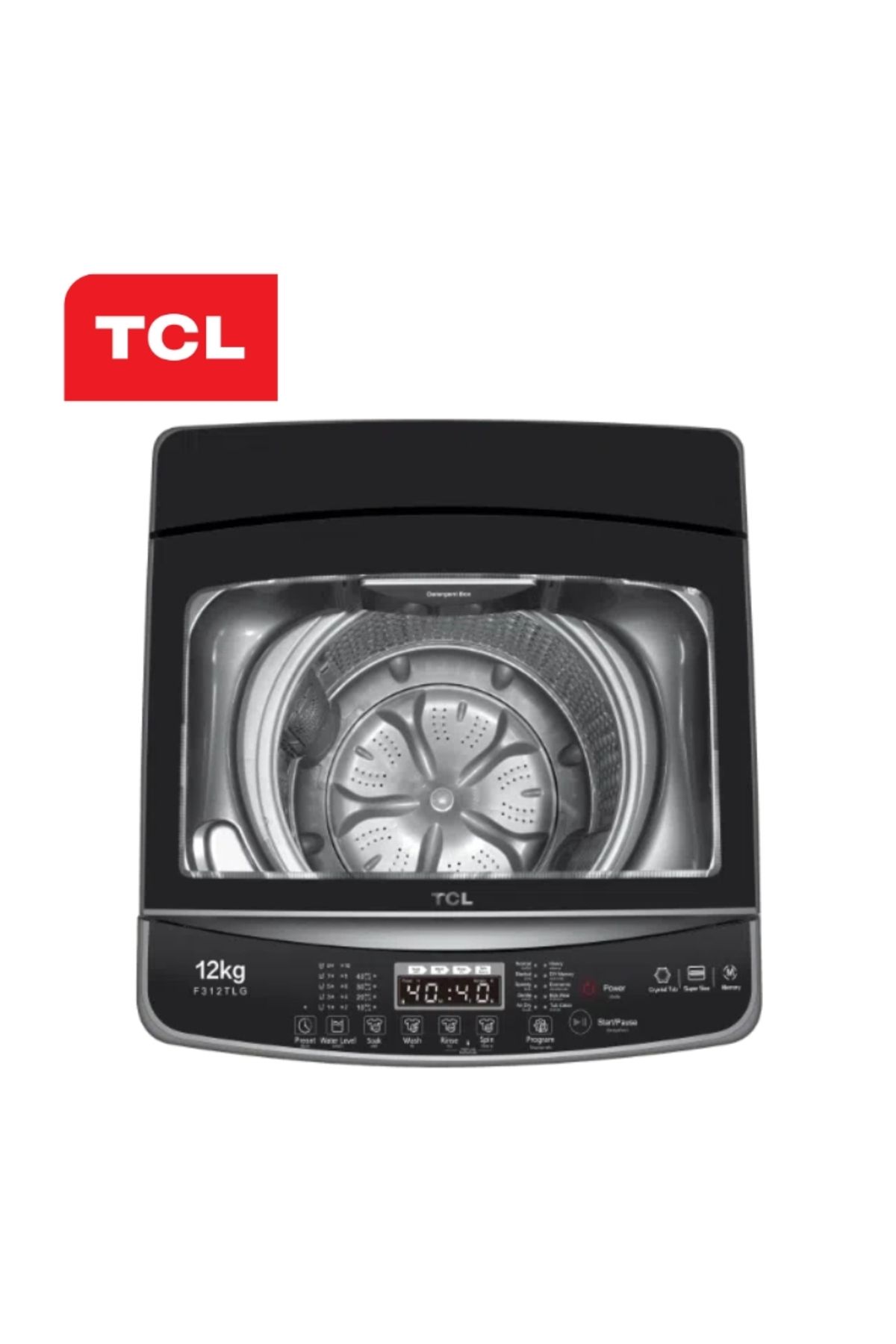 TCL-تي سي ال - غسالة أوتوماتيك علوية, 12كيلو 4