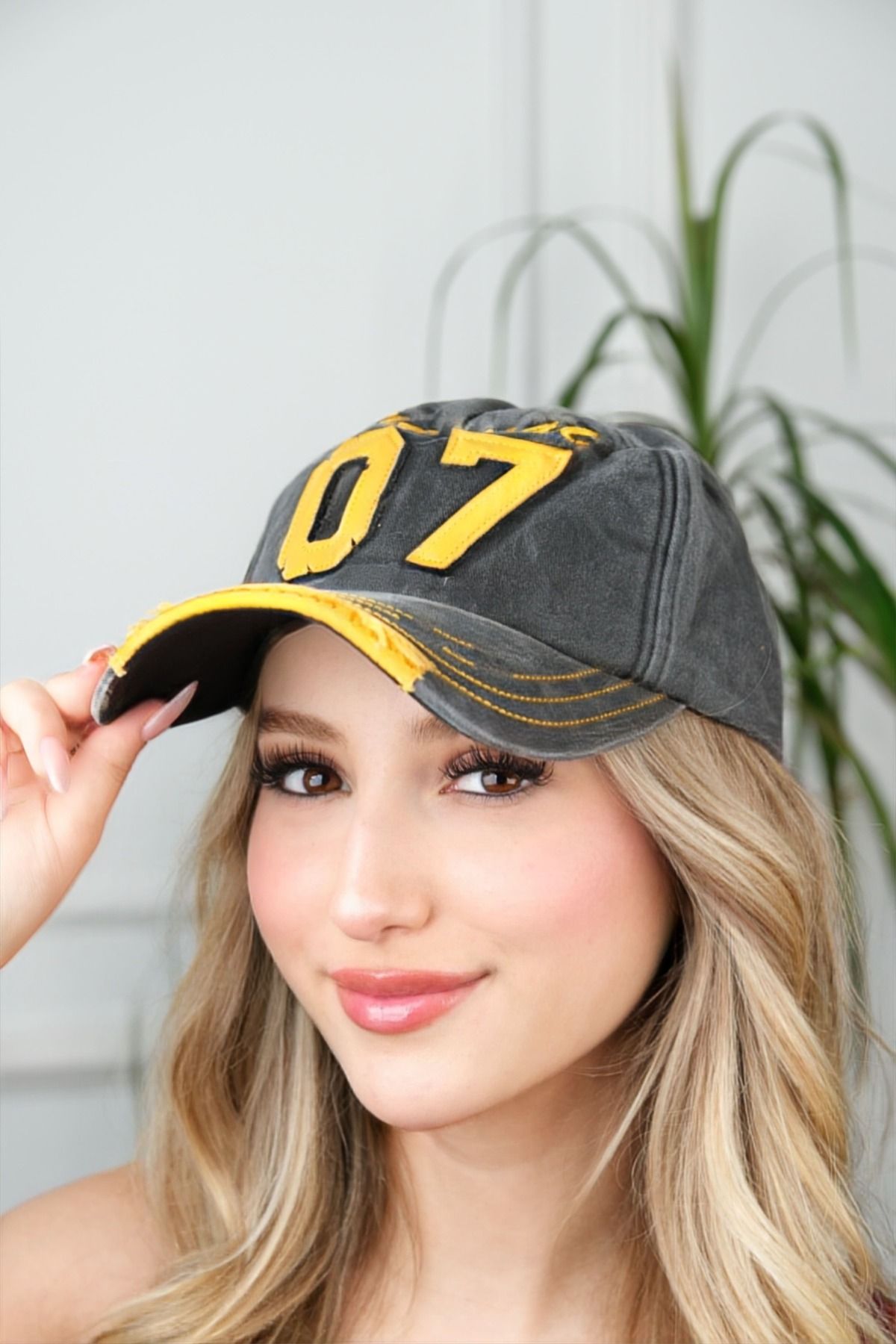 Jack Ferrero UNİSEX ESKİTME GÖRÜNÜMLÜ CAP ŞAPKA / BASEBALL CAP / HİPHOP ŞAPKA