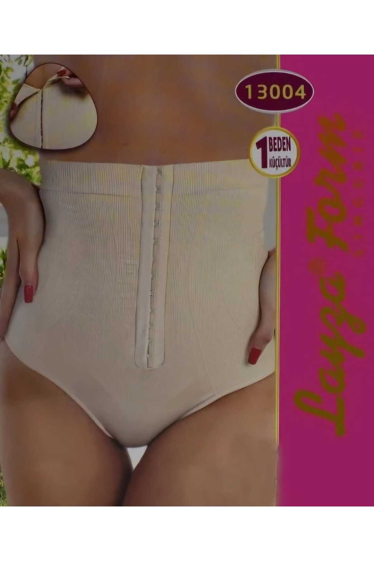 CENGİZ ÇEYİZ LİZA 13004 AGRAFLI Slip Korse Beyaz