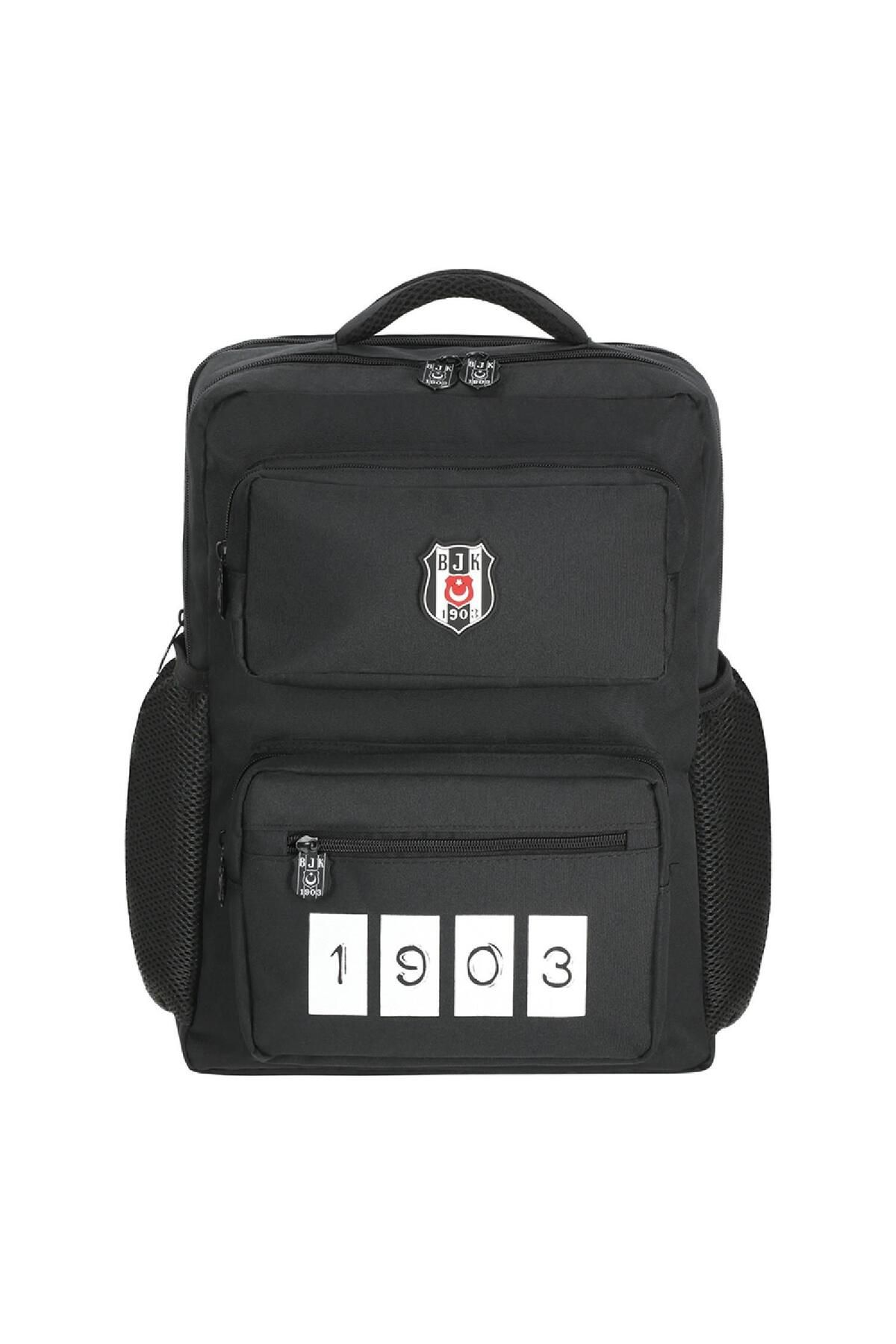 Beşiktaş Beşiktaş Laptop Bölmeli 5 Bölmeli Trend 1907 Okul Sırt Çantası Siyah (25327)