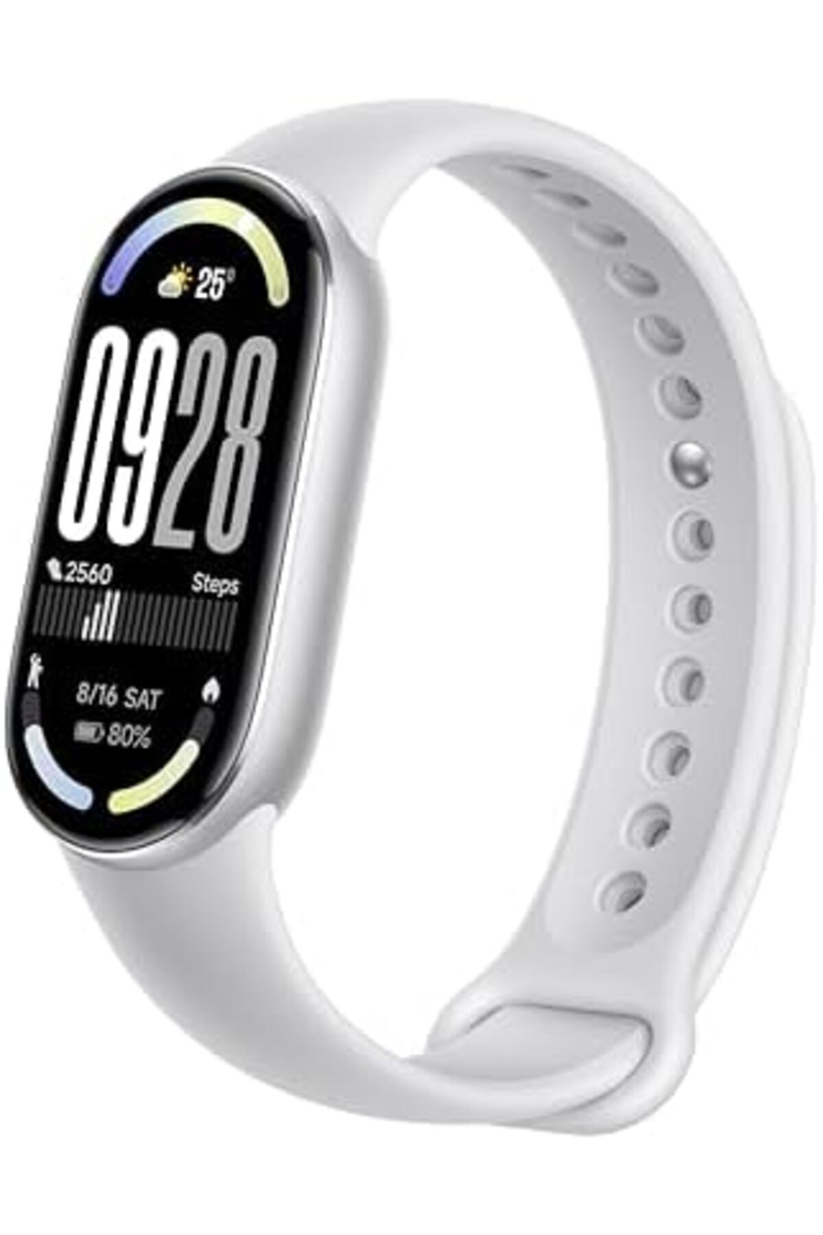 Xiaomi-Smart Band 10 with AMOLED 1.75-Inch Display, Up to 21 Days, Frosted Silver 2