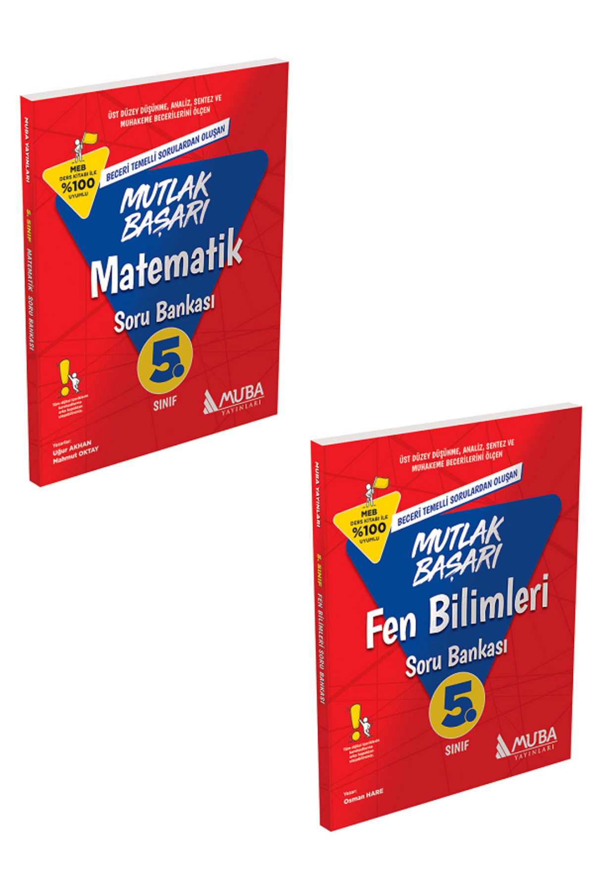 Evrensel İletişim Yayınları 5.Sınıf Muba Mutlak Başarı Matematik + Fen Bilimleri Soru Bankaları / Beceri Temelli Soru / 2 KİTAP