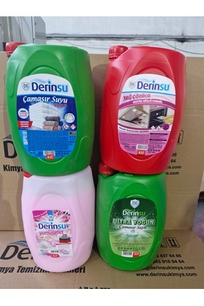 DERİNSU KİMYA ÇAMAŞIR SUYU, ULTRA YOĞUN, YAĞ ÇÖZ,YUMUŞATICI