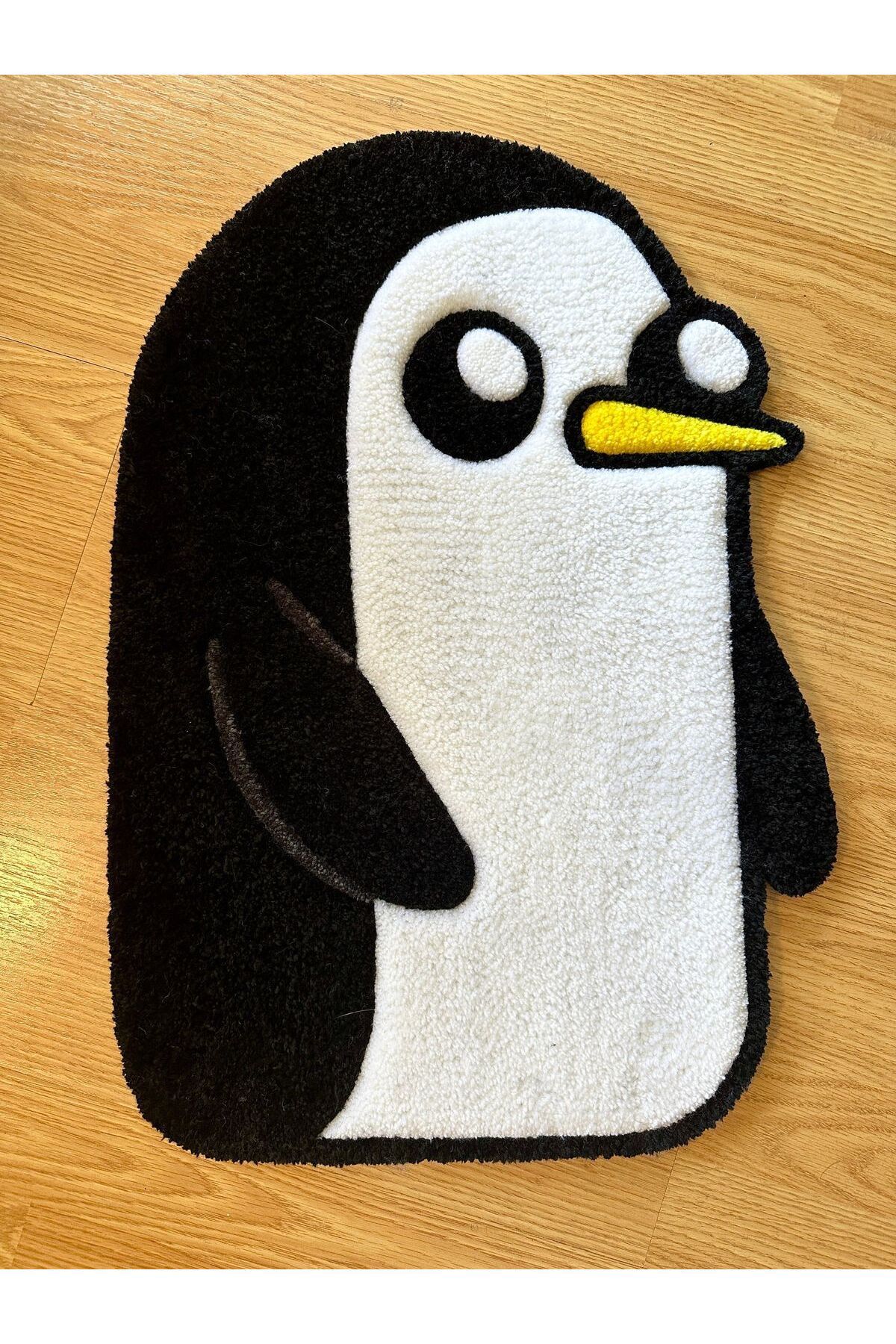 Afro Dekorasyon Penguen el yapımı halı