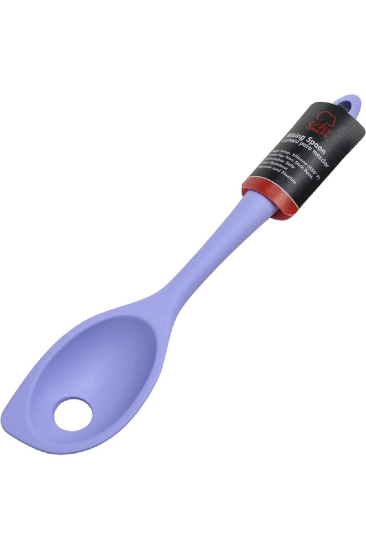 Chef Craft-Premium Silicone Stain Resistant Mixing Spoon Pastel Blue 11inch 2