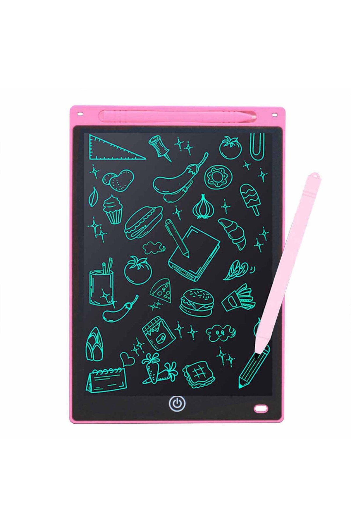 JEWELORA Tabletă Grafică Pentru Copii, Ecran De 12", Cu Buton De Blocare Și Ștergere, Stilou, Roz - Roz - One Size