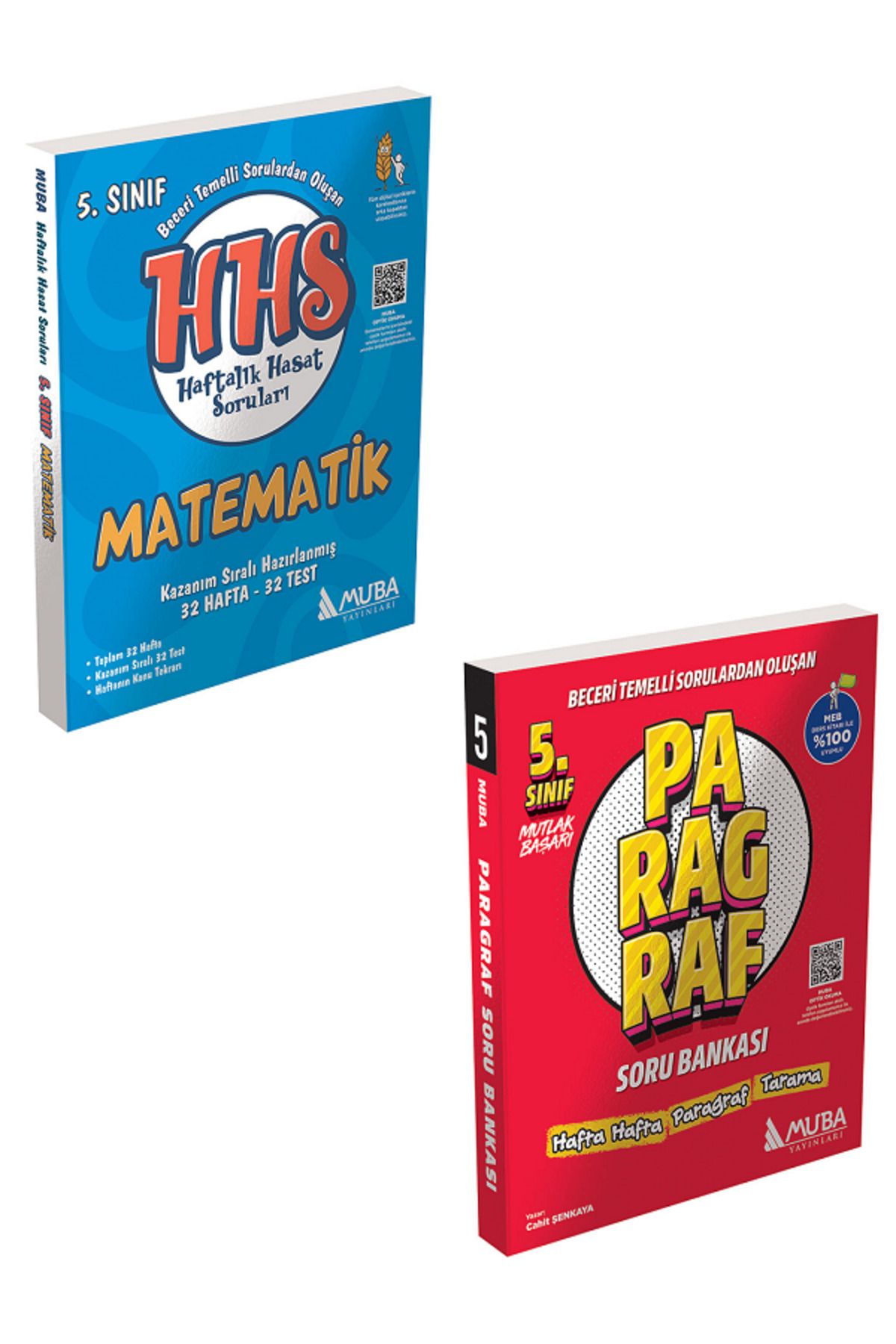 Evrensel İletişim Yayınları 5.Sınıf Muba HHS Matematik Haftalık Hasat Sorular + 5.Sınıf Muba Paragraf Soru Bankası / 2 KİTAP