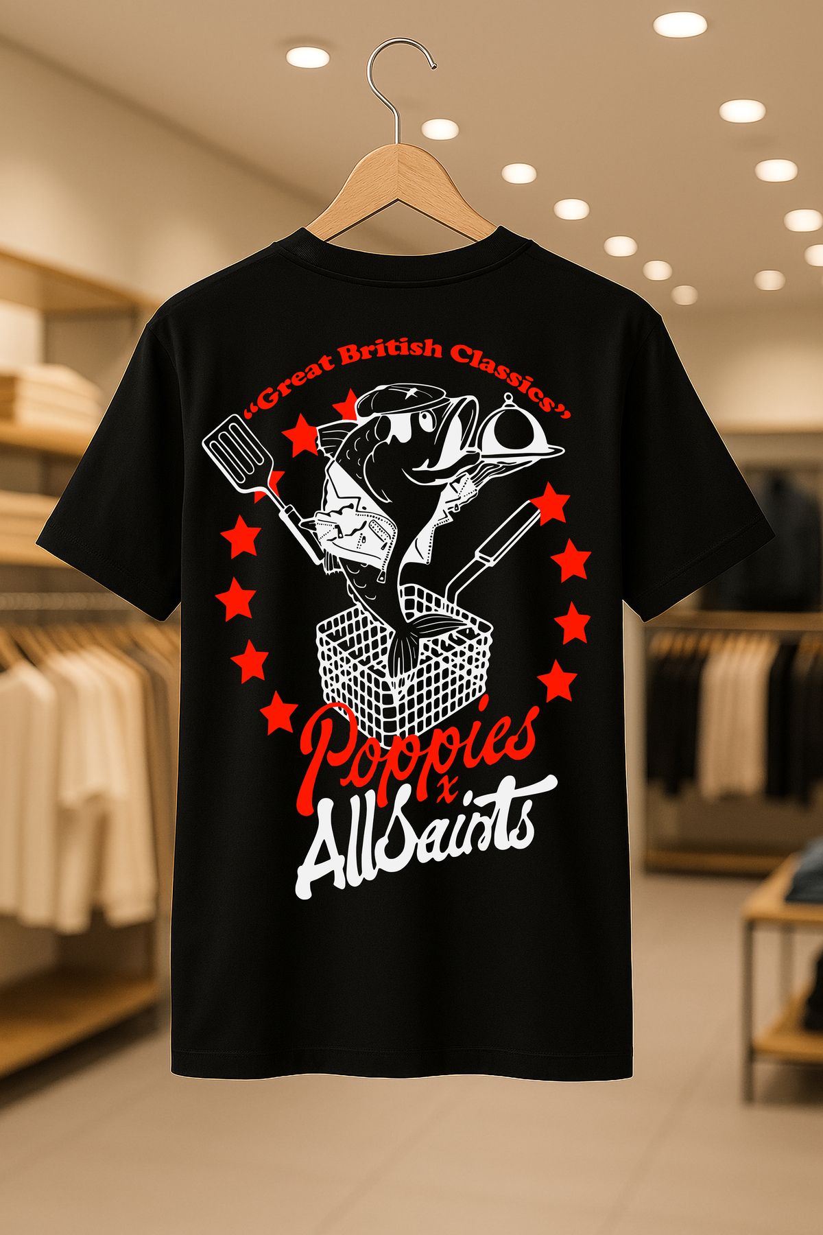 C&C OKULCUNUZ Poppies Baskılı Oversize Unisex %100 Pamuklu Nefes Alan Kalin Kumaşlı T-shirt
