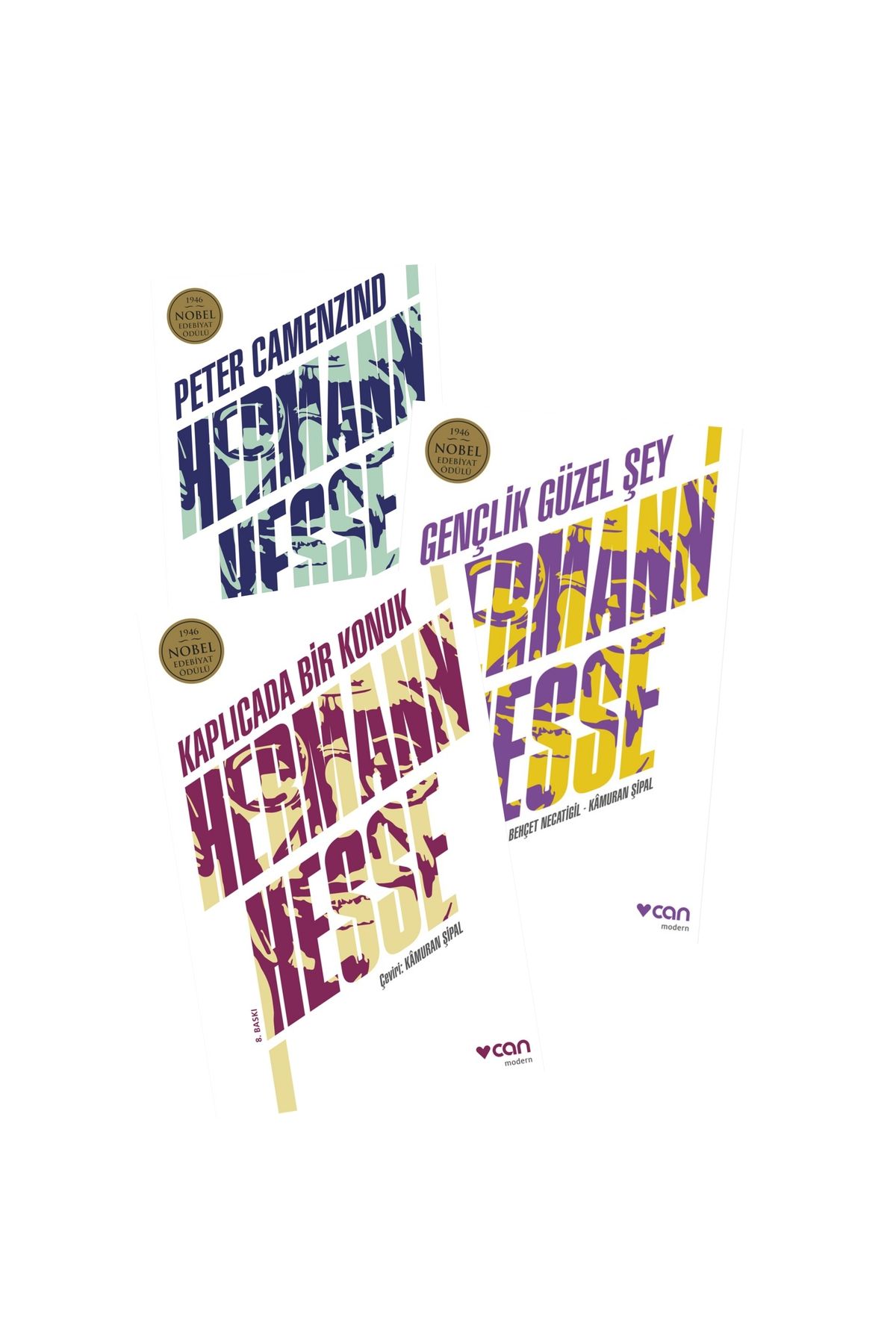 Can Yayınları Peter Camenzind - Gençlik Güzel Şey - Kaplıcada Bir Konuk Hermann Hesse 3 lü Kitap Seti