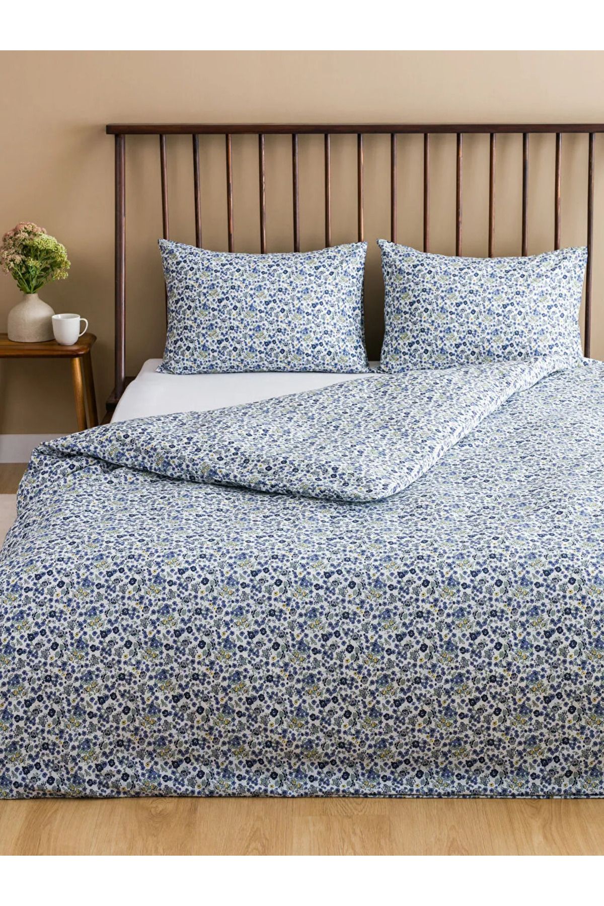 LC Waikiki LCW HOME Karişik Çiçek Baskılı Çift Kişilik Nevresim Seti 200x220/50x70 cm