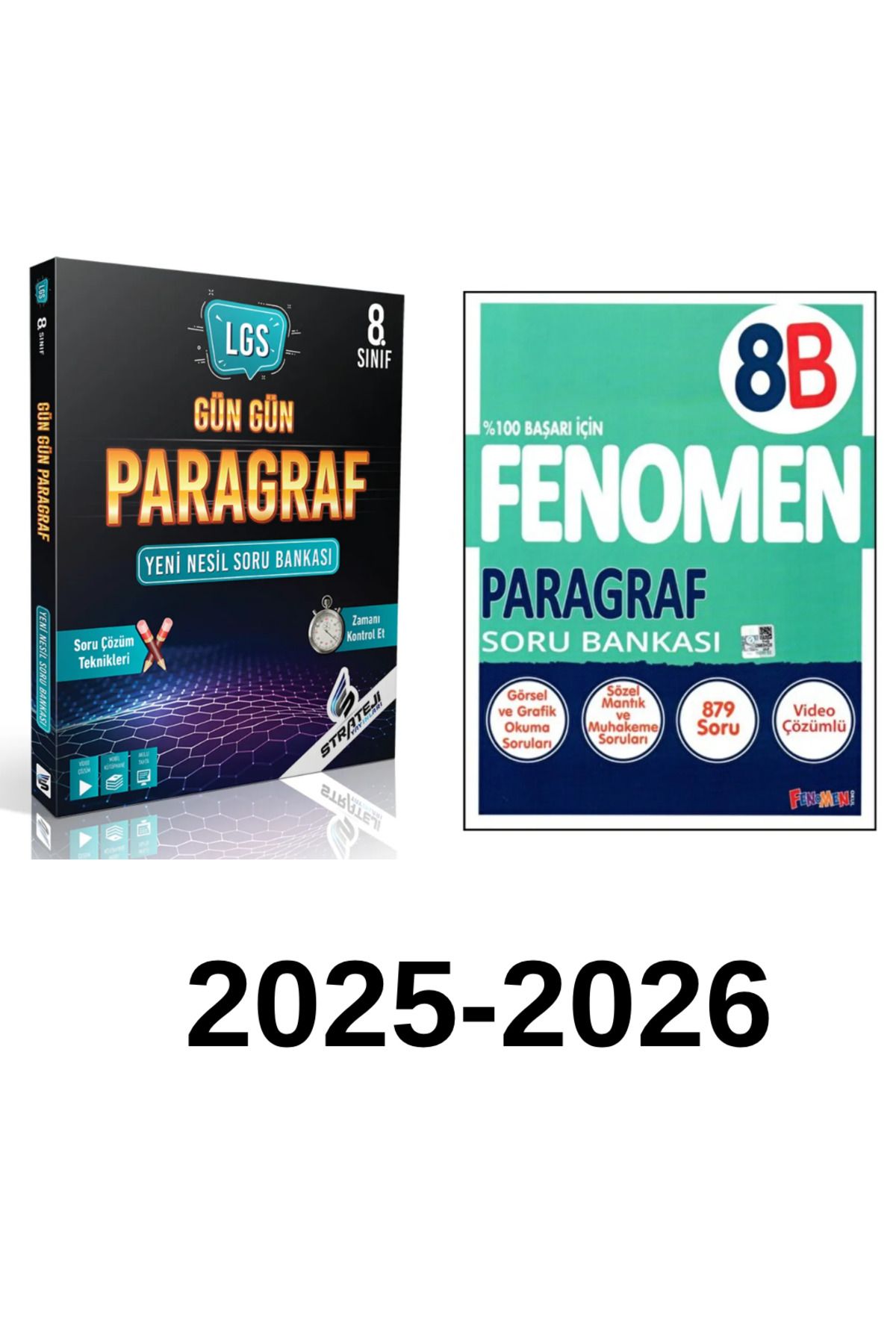 Limit Yayınları STRATEJİ 8.SINIF GÜN GÜN PARAGRAF + FENOMEN 8B PARAGRAF SET