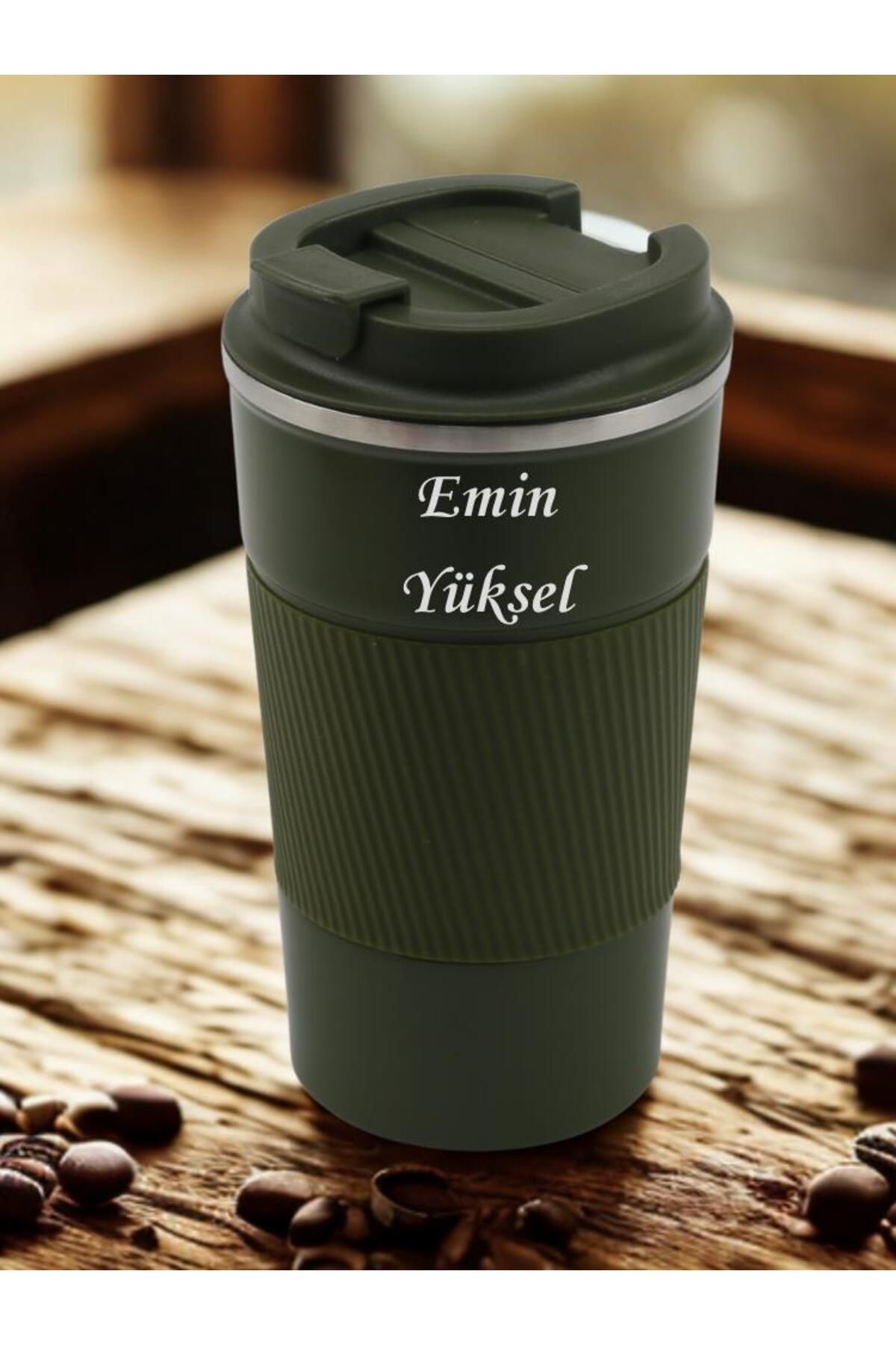kalemhane Kişiye Özel 500 ml Termos Yeşil