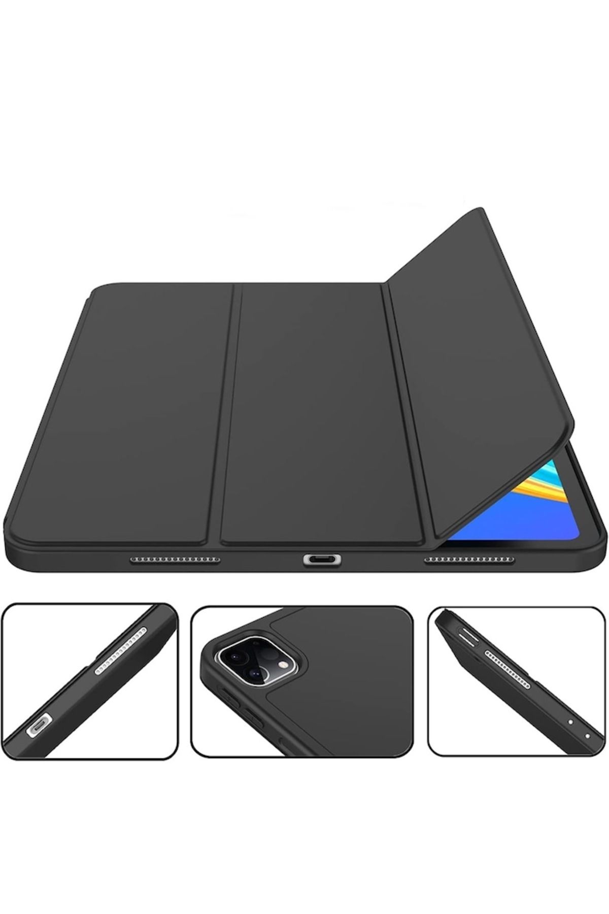 Rao-Case compatible with iPad Pro 12.9 2018/2020/2021/2022, Flex Trifold, V30, TPU, Matcha Intense Green 3