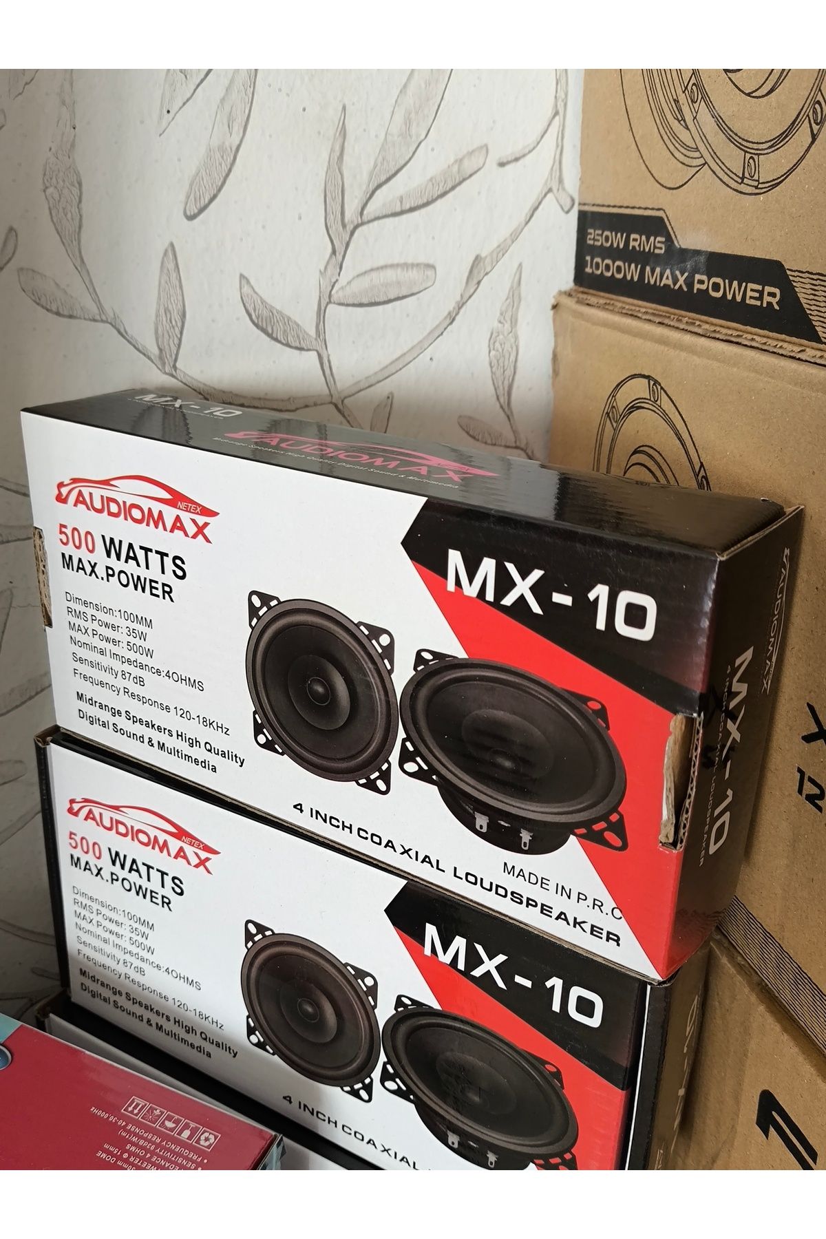 AUDİOMAX Audiomax 10 cm Hoparlör Takım 500W