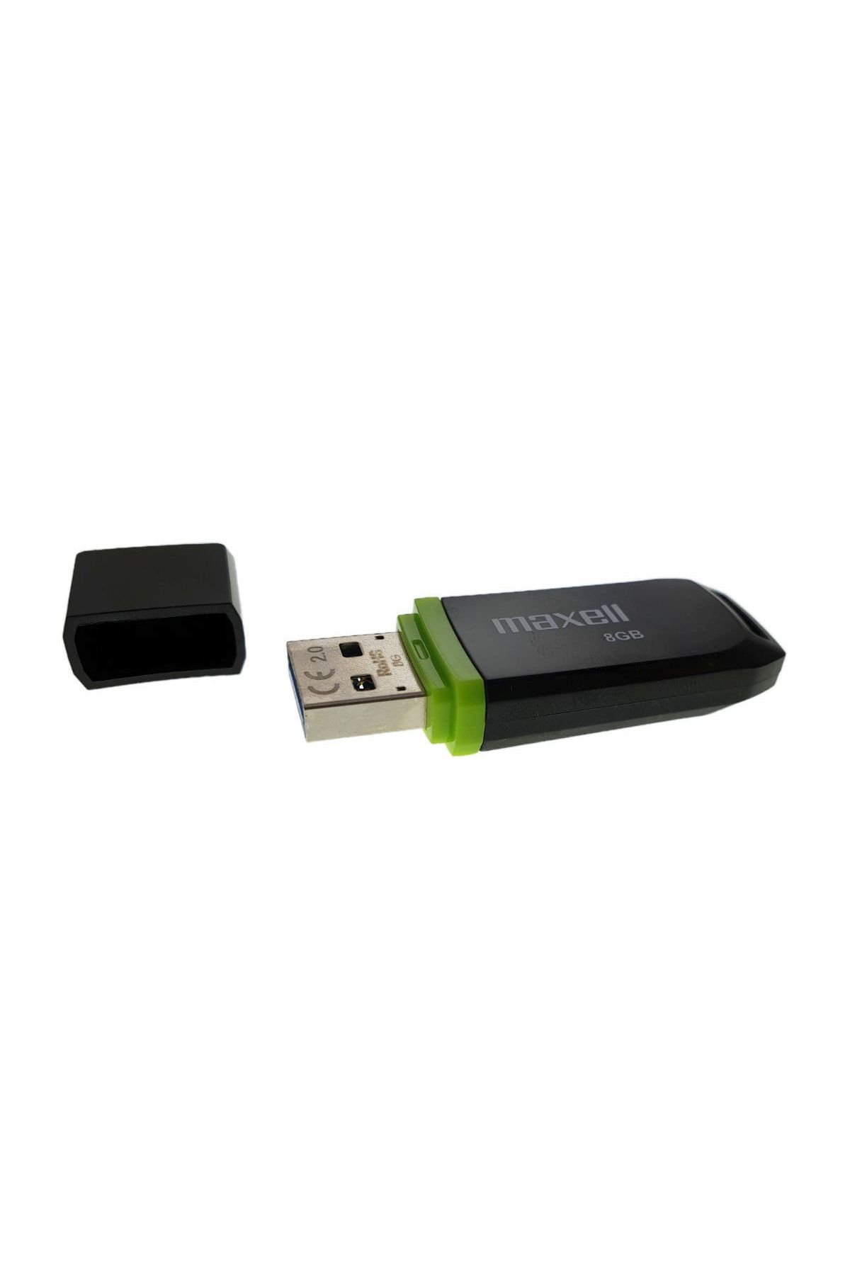 Maxell-USB 2.0 Memory Stick 8gb, Speedboat, With Cap, Black - Practical Solution For Portable Storage 2