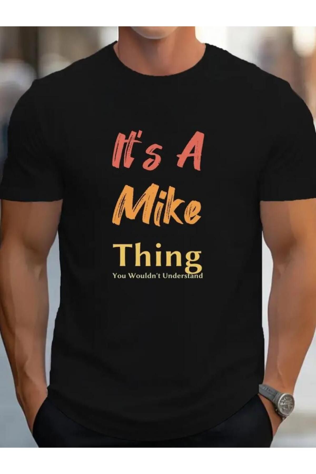 modamtn Erkek It Is A Mike Thing Baskılı Erkek T-shirt