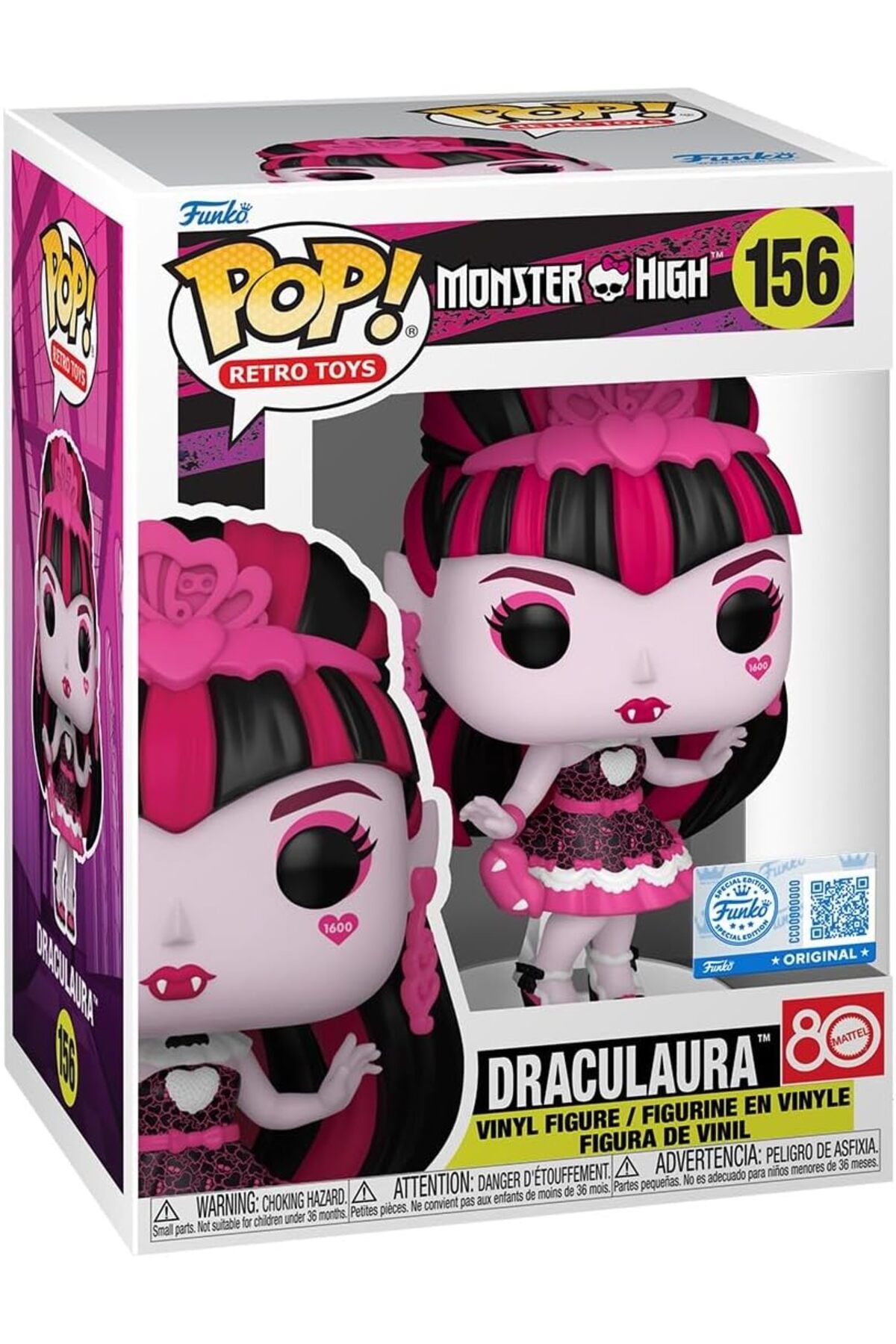Funko Pop! Monster High, Draculaura Sweet 16, Resmi Ürün