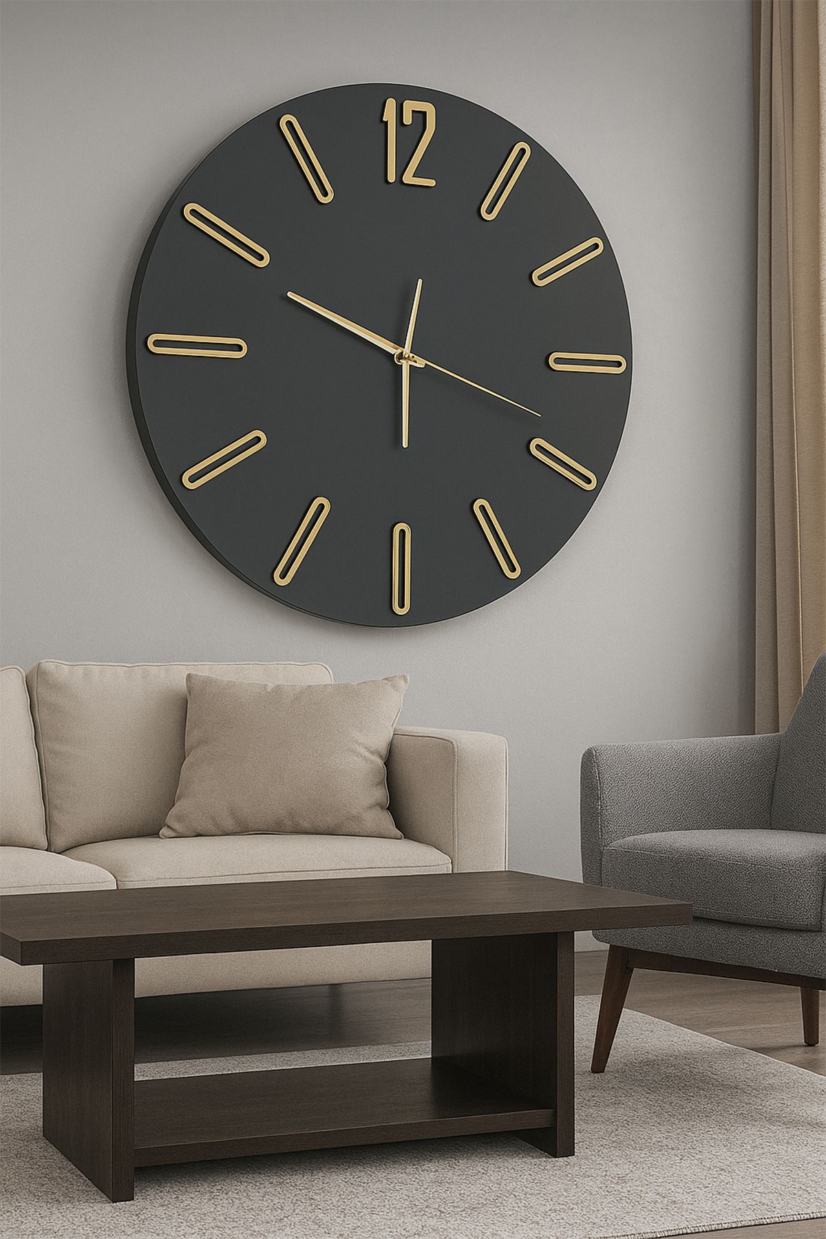 viftam Dekoratif Duvar Modern Saat 50cm*