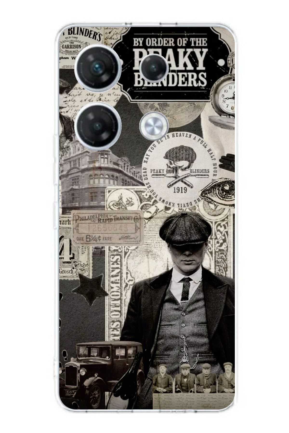TechTree Infinix GT 20 Pro Uyumlu Peaky Blinders Şeffaf Silikon Kılıf
