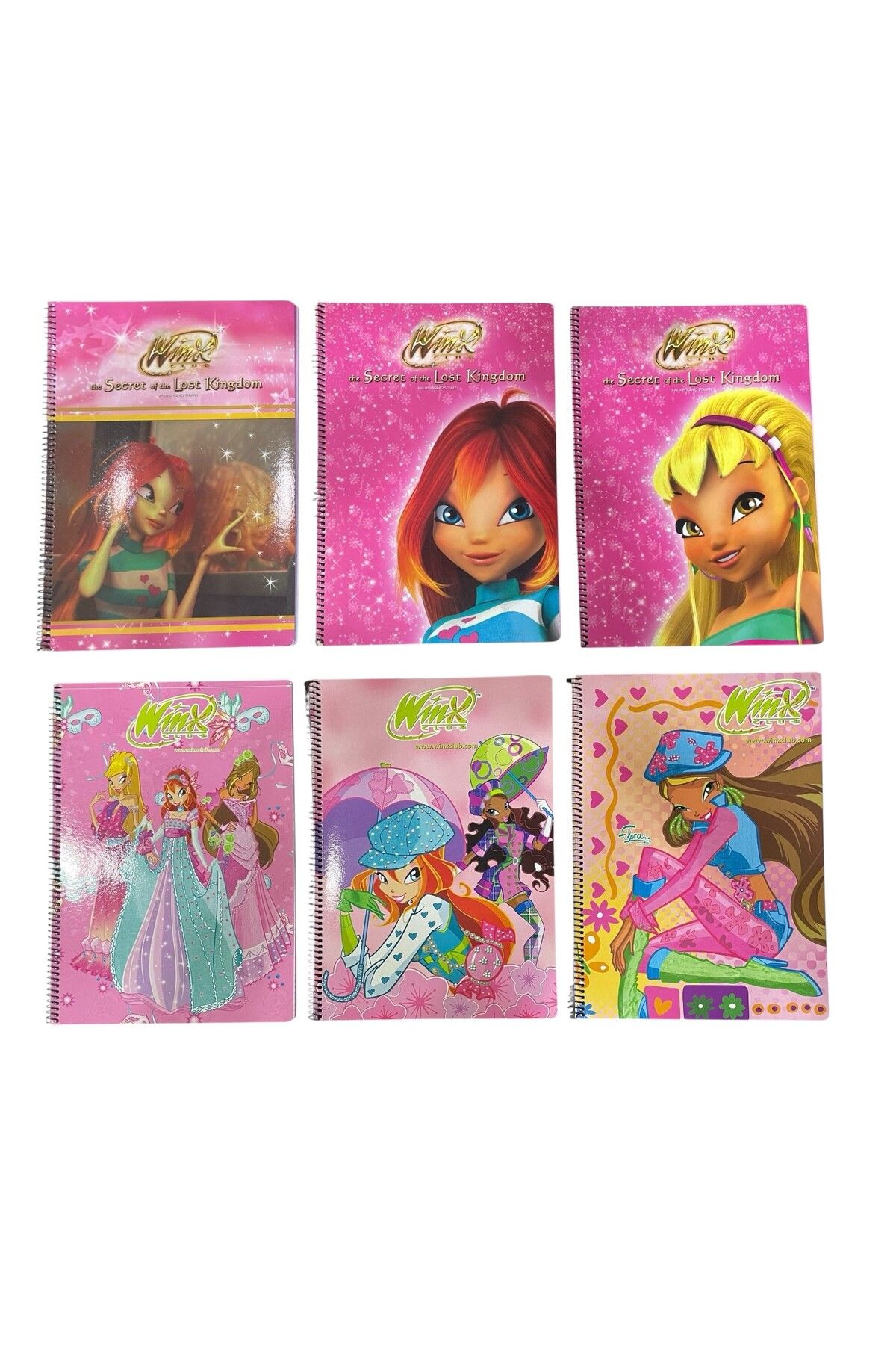 winx club A4 96 Yp. Karton Kapak Spiralli Defter Çizgili - 1 Adet