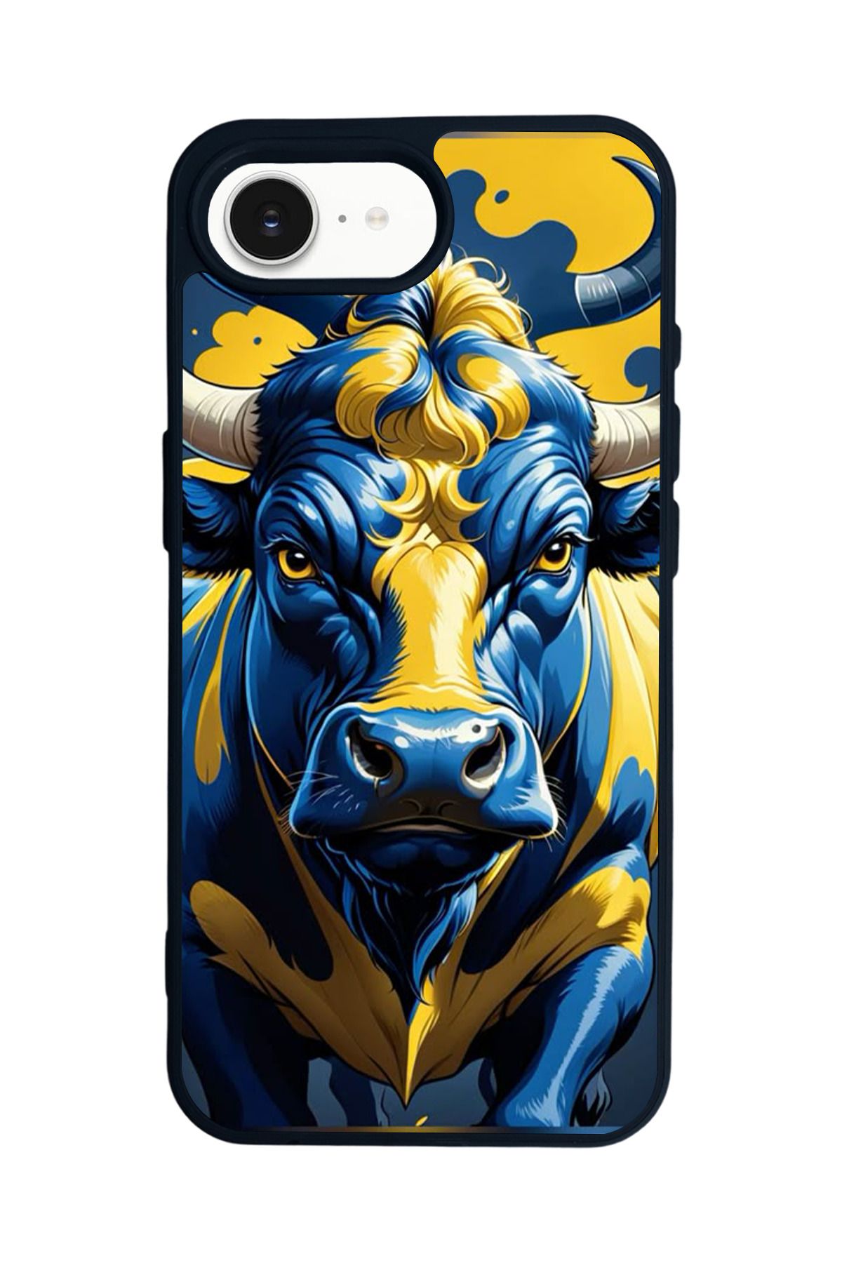 Aksel Kılıf Apple iPhone 16e Uyumlu Baskılı,Mat Siyah,Yumuşak Silikon,Koruyucu,Şok Emici Kapak,Kılıf