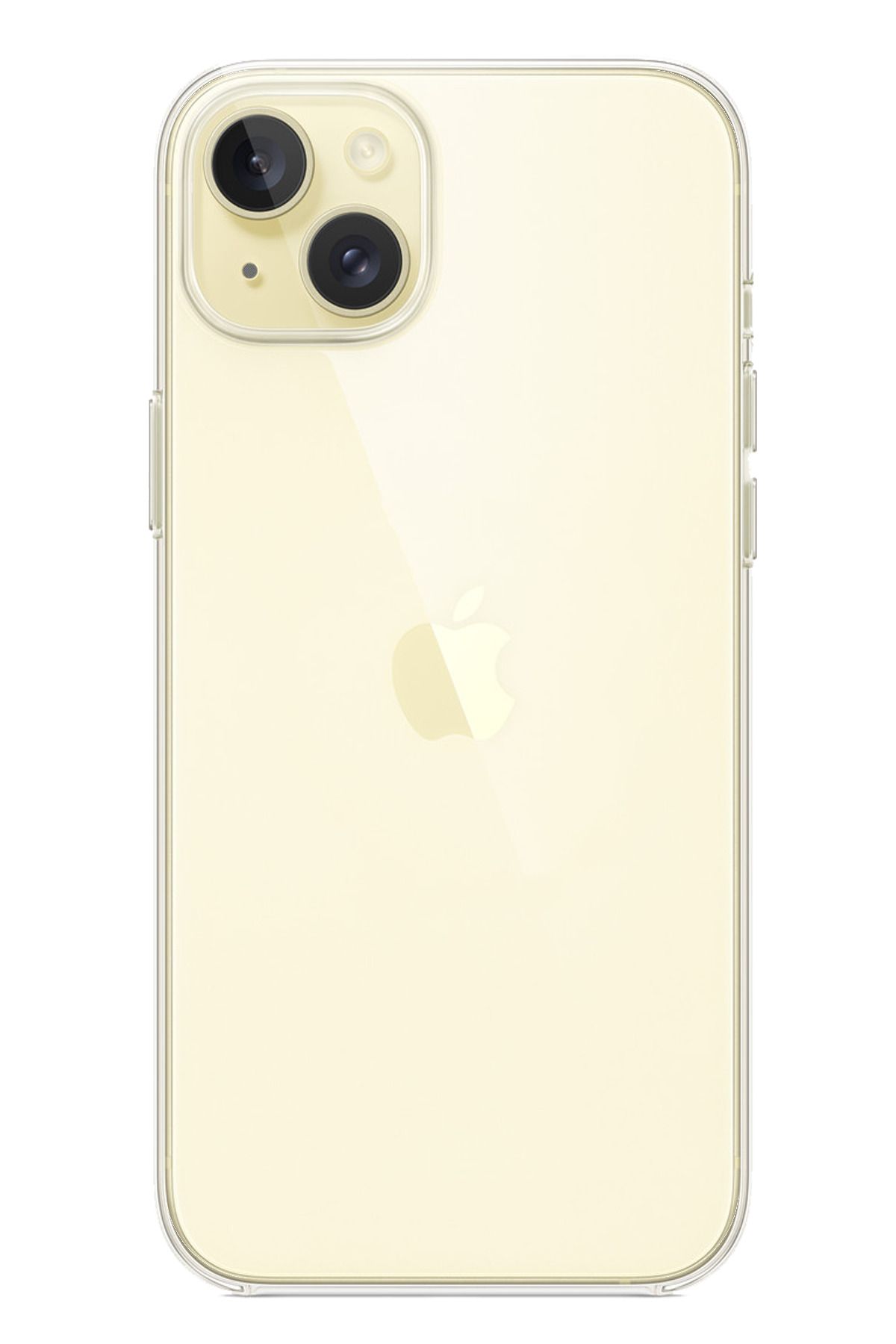 TechTree iPhone 15 PLUS Şeffaf Silikon Kılıf