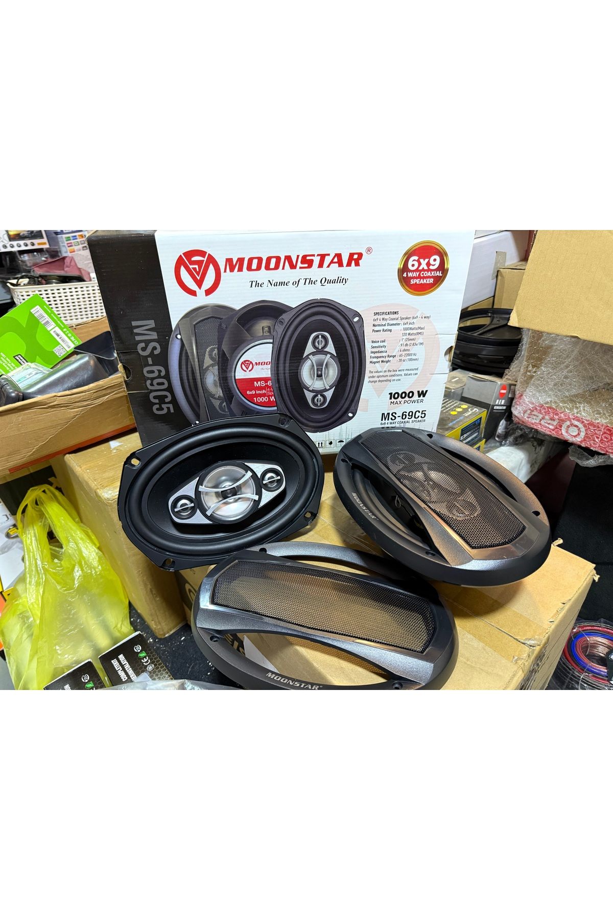 woodstar Moon star 6x9 hoparlör Set 2li