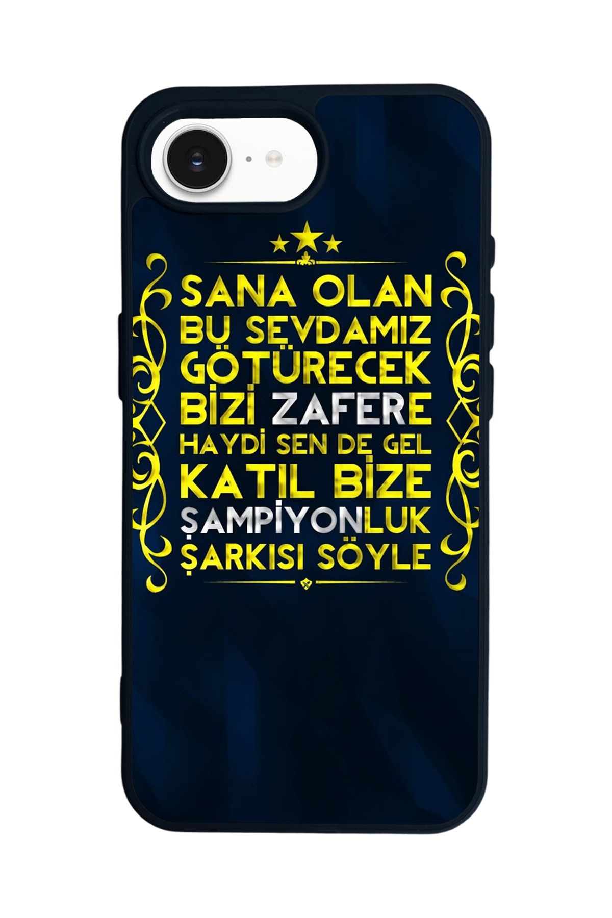 Aksel Kılıf Apple iPhone 16e Uyumlu Baskılı,Mat Siyah,Yumuşak Silikon,Koruyucu,Şok Emici Kapak,Kılıf
