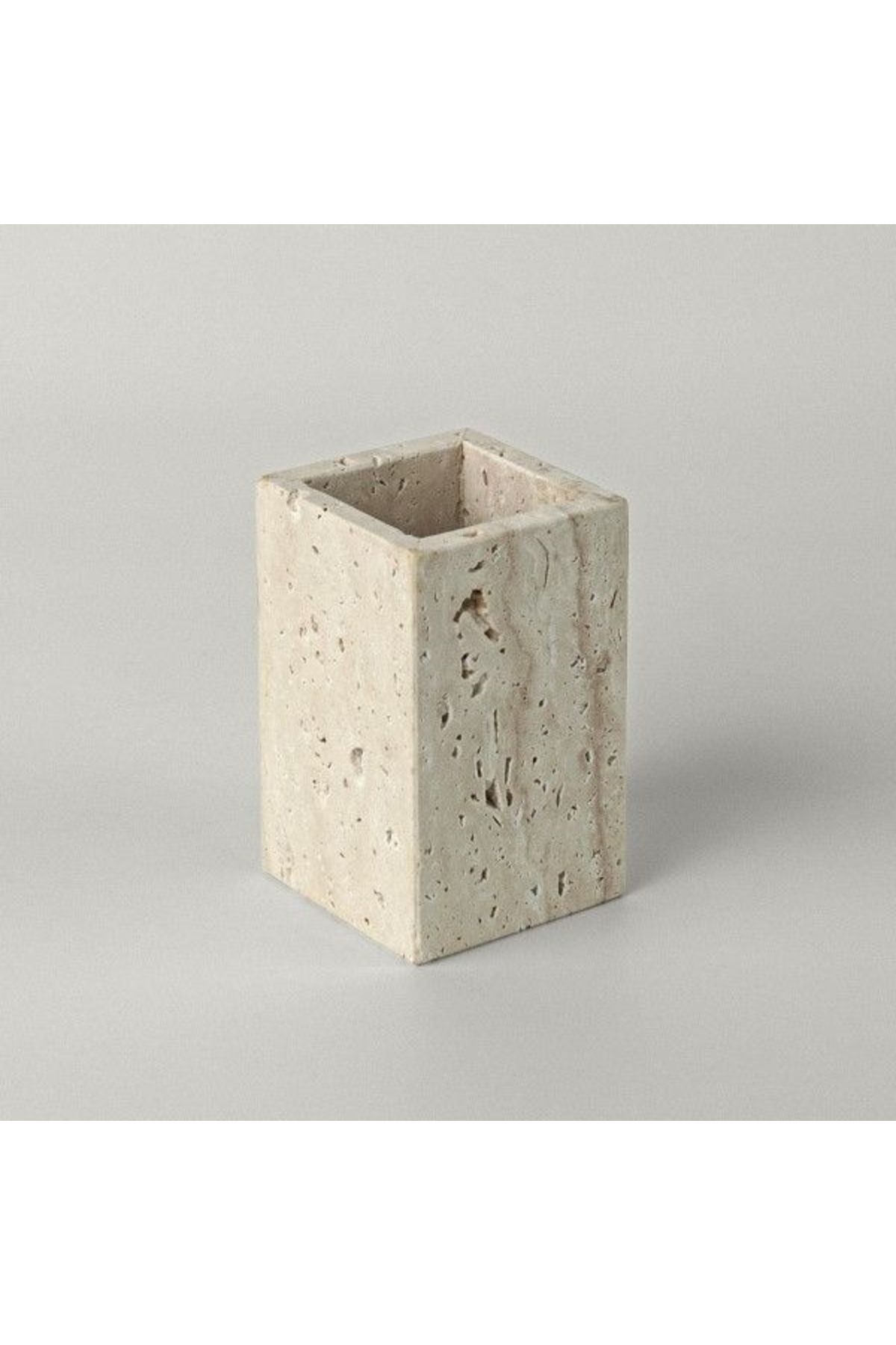 Linens Marble 7x7x11 cm Diş Fırçalık