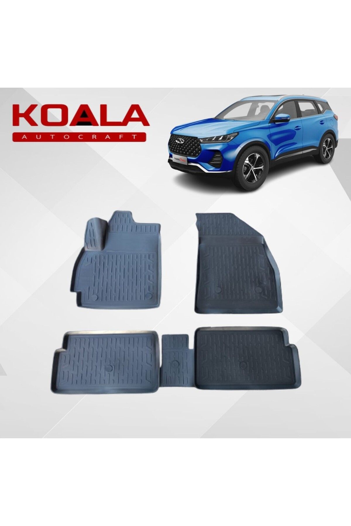 KoalaOtoTekstil Chery Tiggo 7 Pro (2022+..) Ile Uyumlu - Araca Özel Paspas