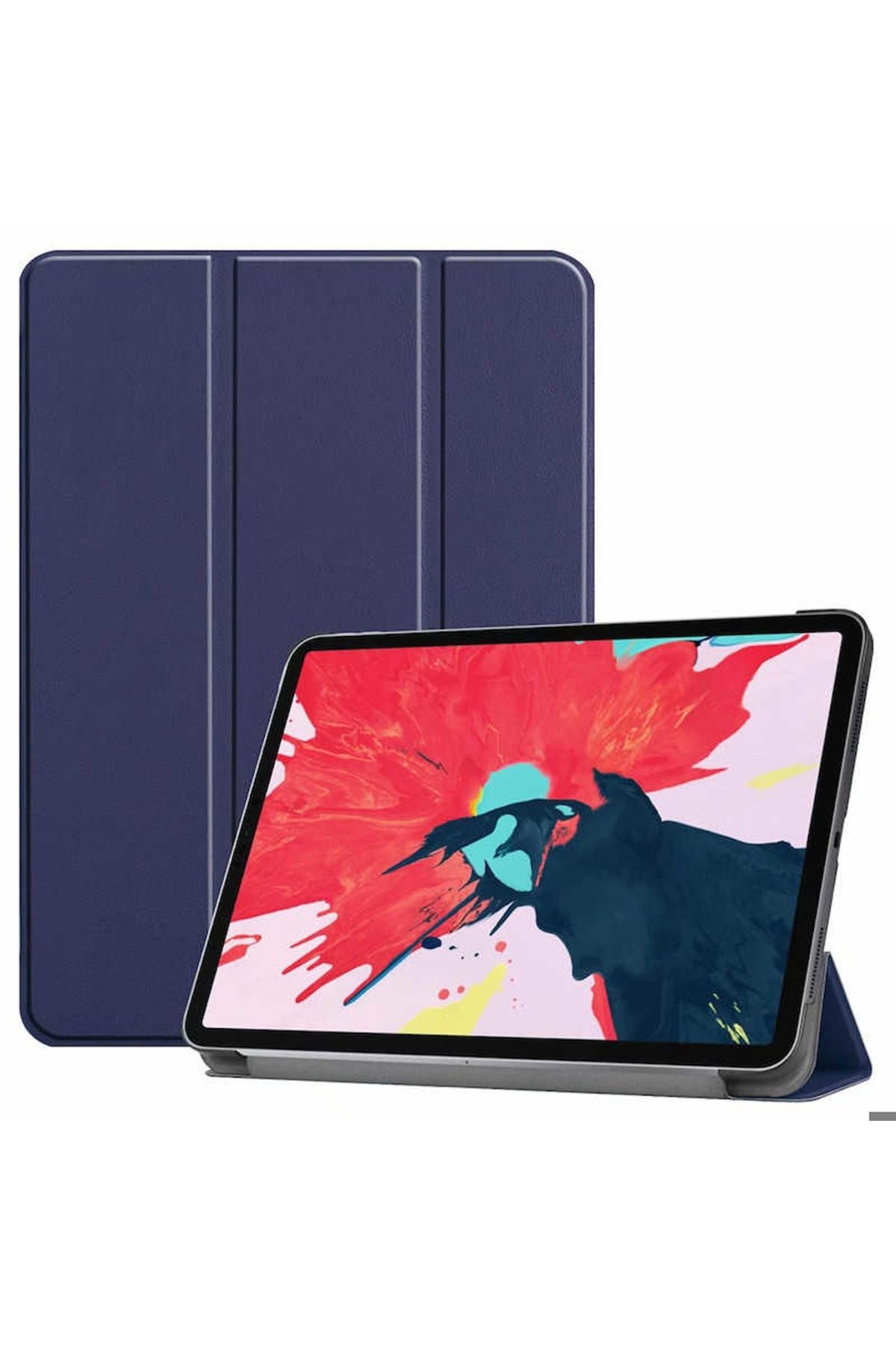 Megafox Teknoloji Apple iPad Pro 11 2020 (2.Nesil) Uyumlu Tablet Kılıfı Smart Cover Standlı Kılıf