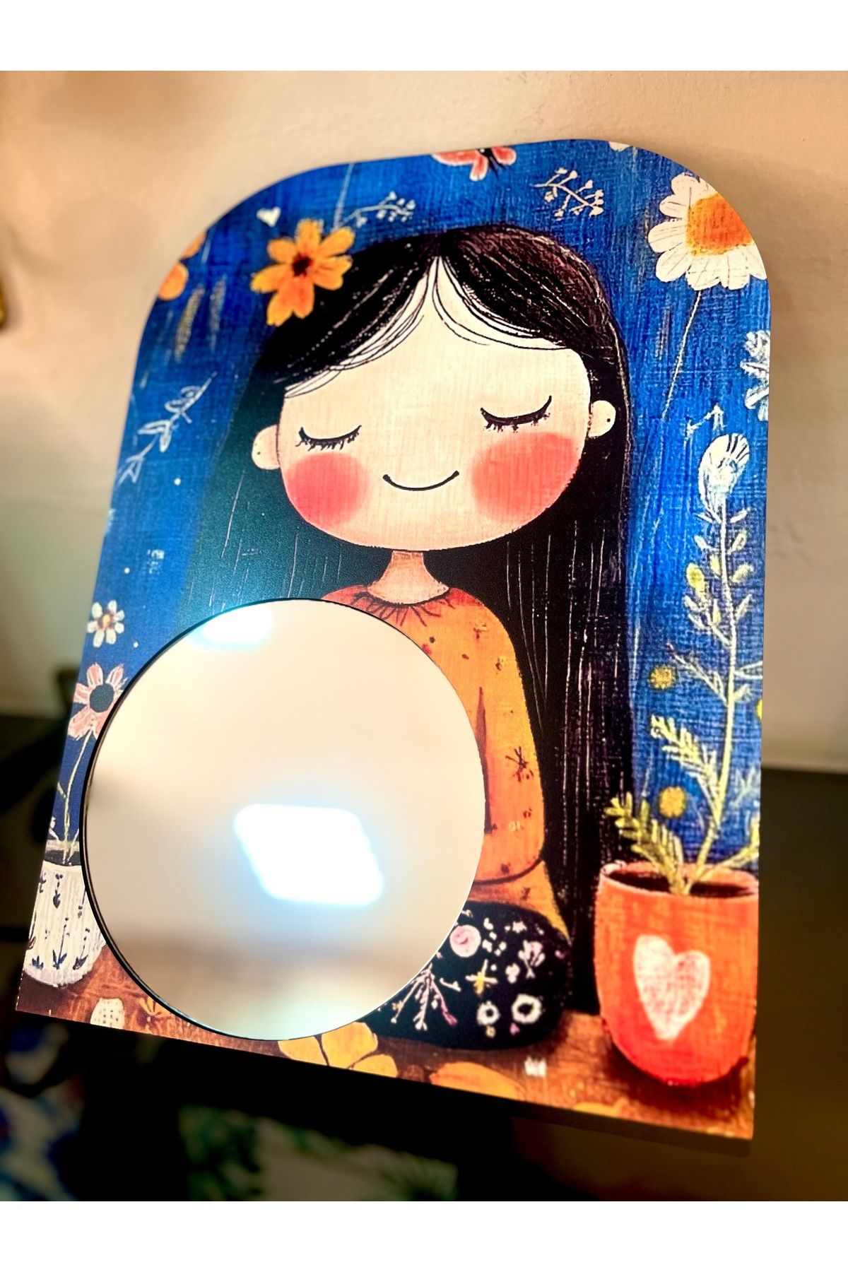 Mr Home Dekoratif Ayna-Genç Odası Aynası-Ev Dekorasyonu Aynası