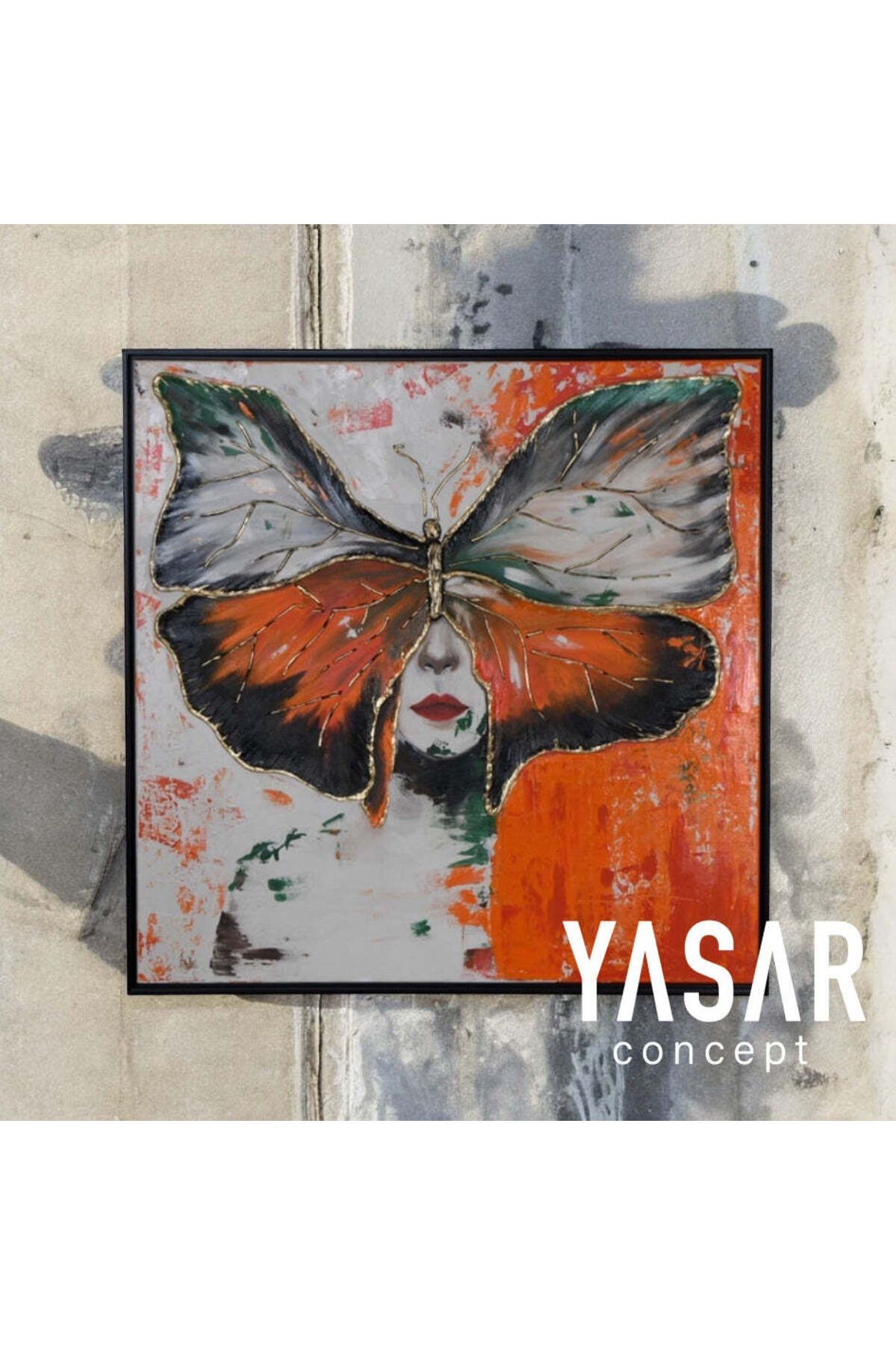 YSR CONCEPT Butterfly Aura El Yapımı Tablo
