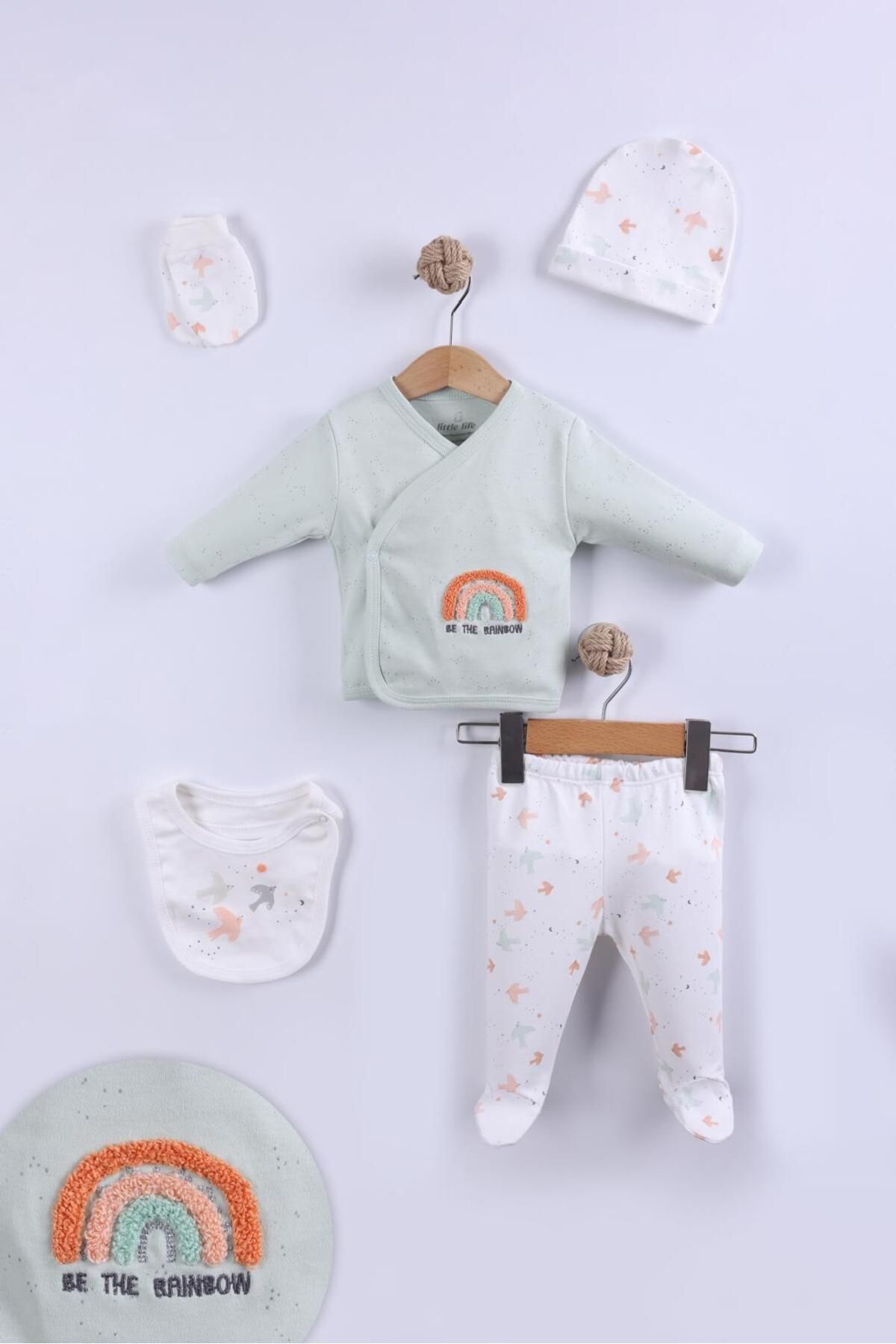 Little Life Yenidoğan 5'li Hastane Çıkışı %100 Pamuklu